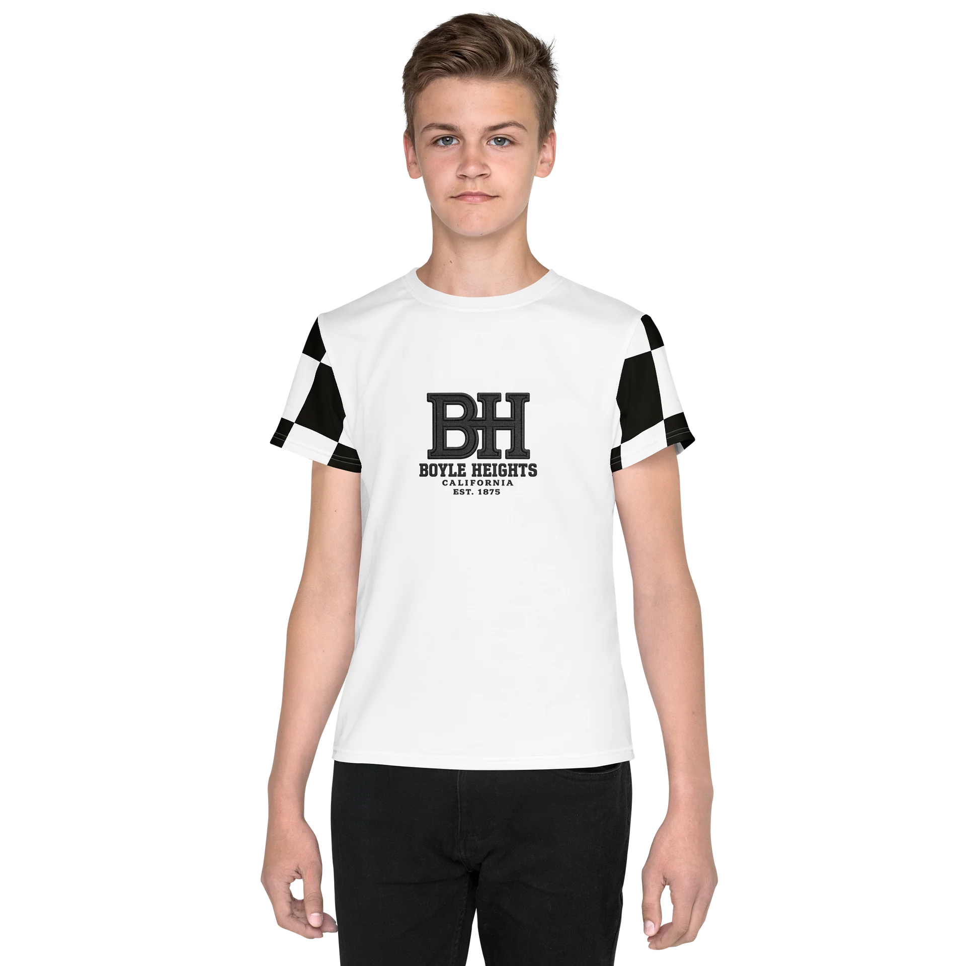 Boyle Heights California Youth Crew Neck T-Shirt product image (1)