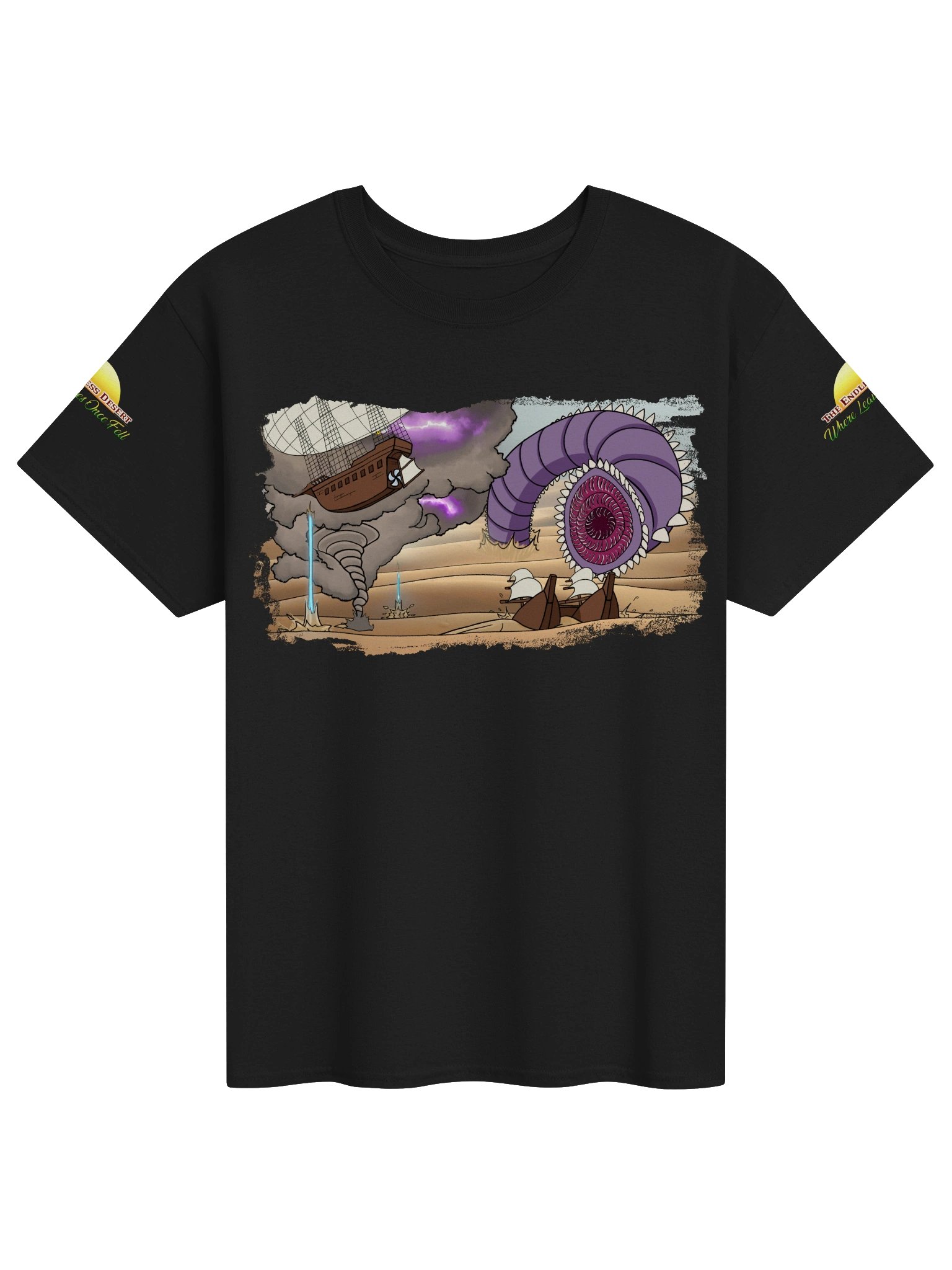 Gildan Unisex - Endless Desert T-shirt (Front, Back, Sleeves) product image (1)