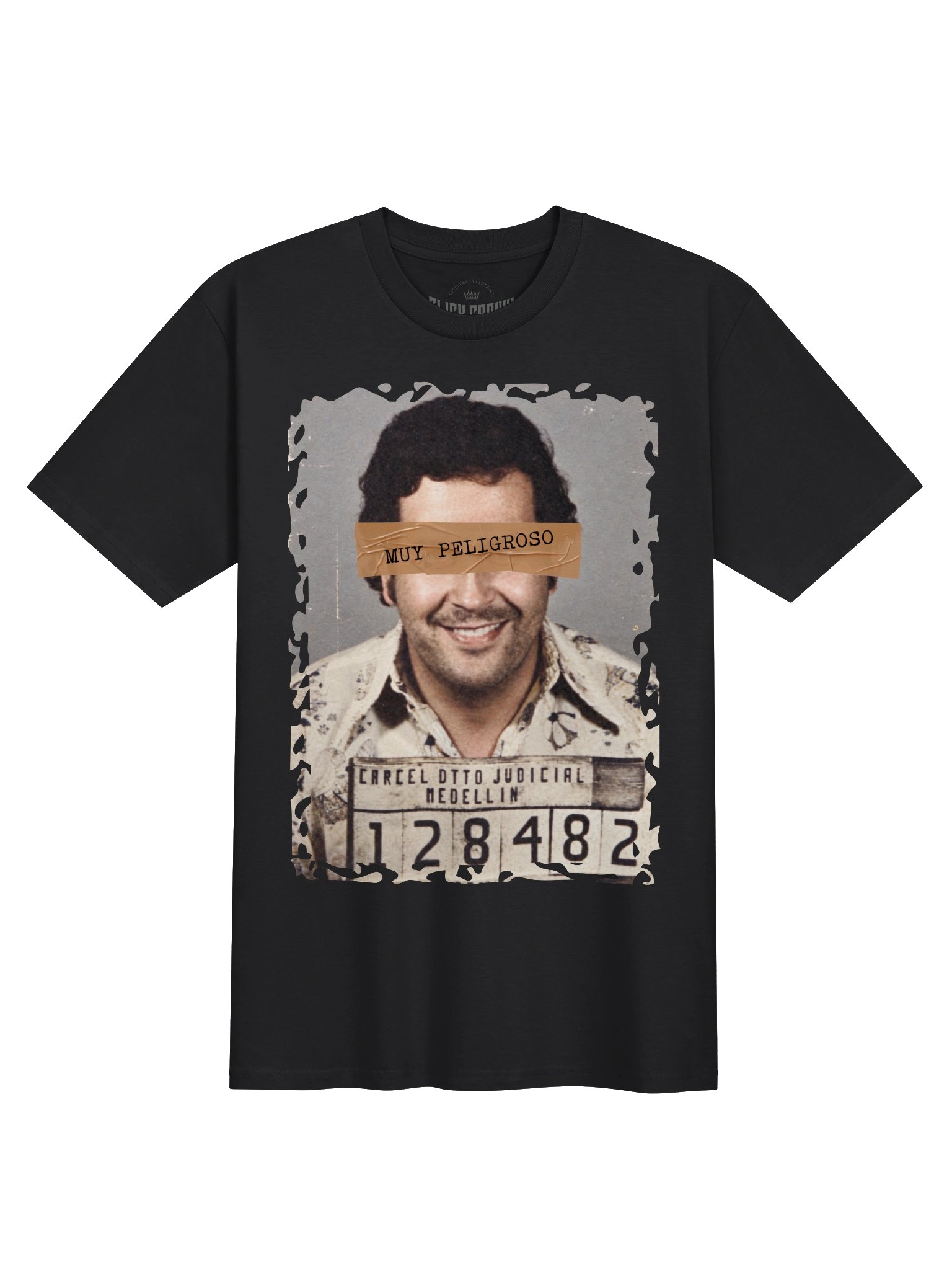 SLICK CROWN "MUY PELIGROSO" Vintage Mugshot Premium Heavyweight Tee product image (1)