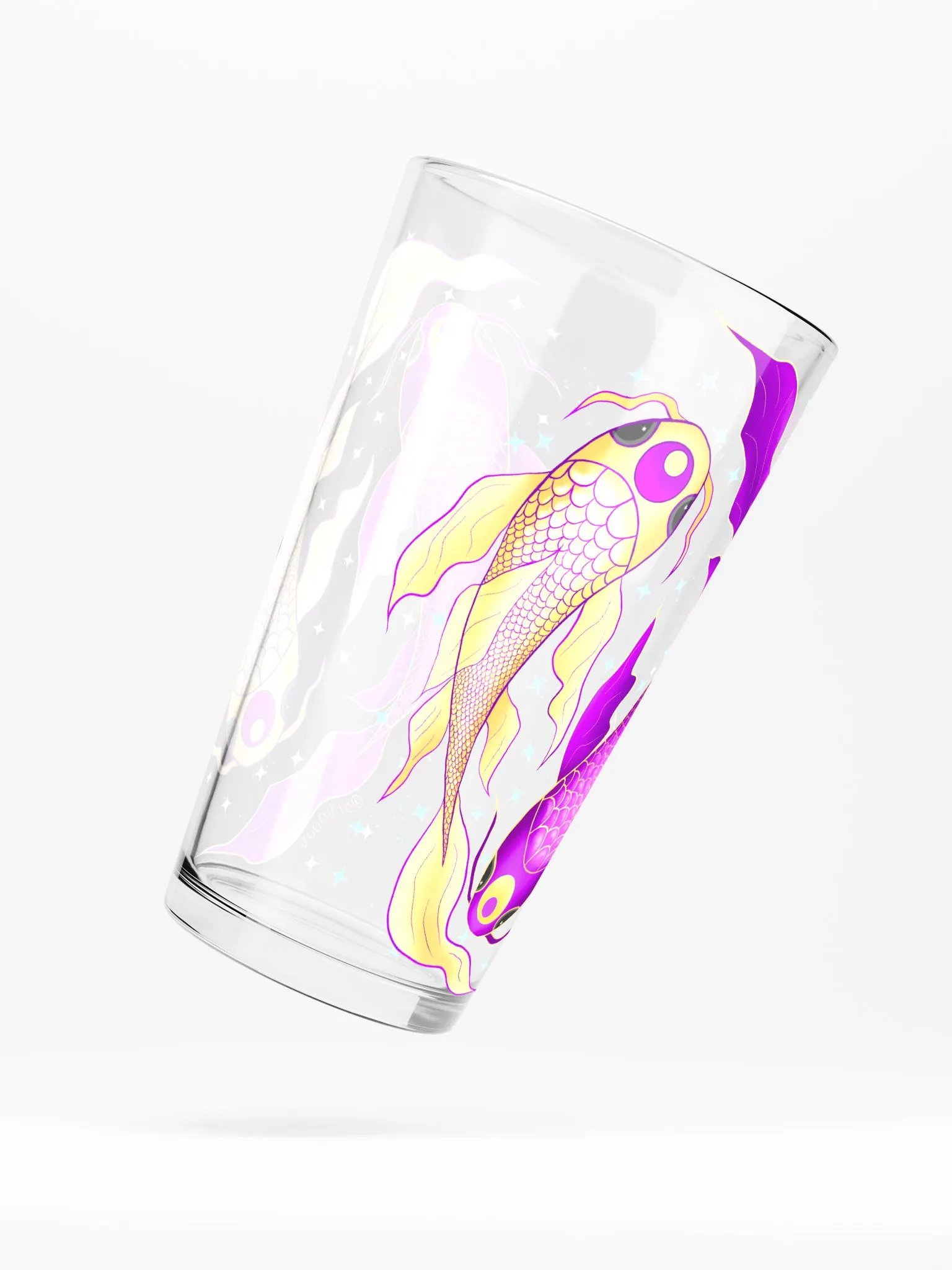 Moonie Koi Pint Drinking Glass product image (5)