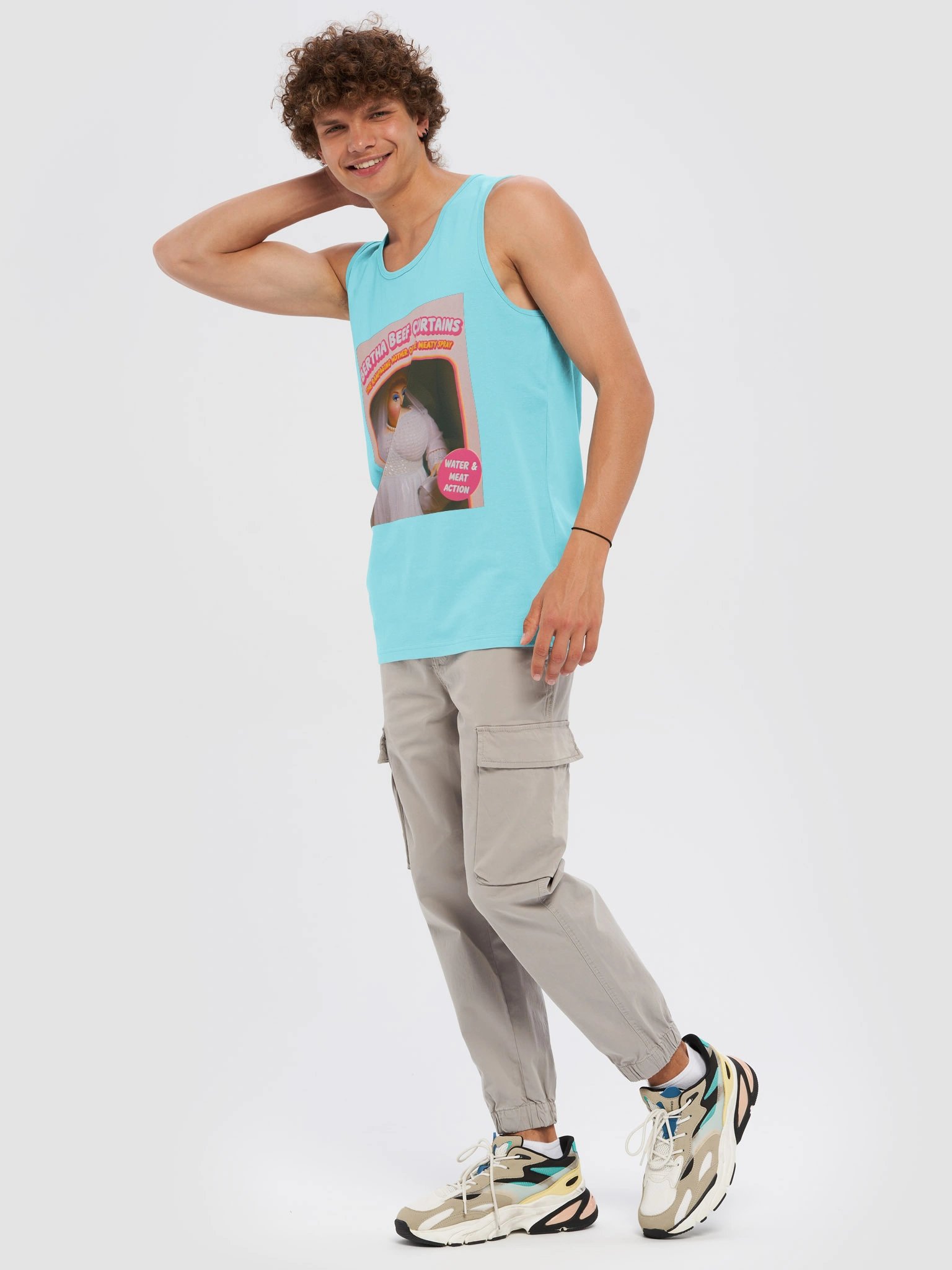 666 Toys | Bertha Beef Curtains | Cotton Heritage Men's Premium Tank Top product image (3)