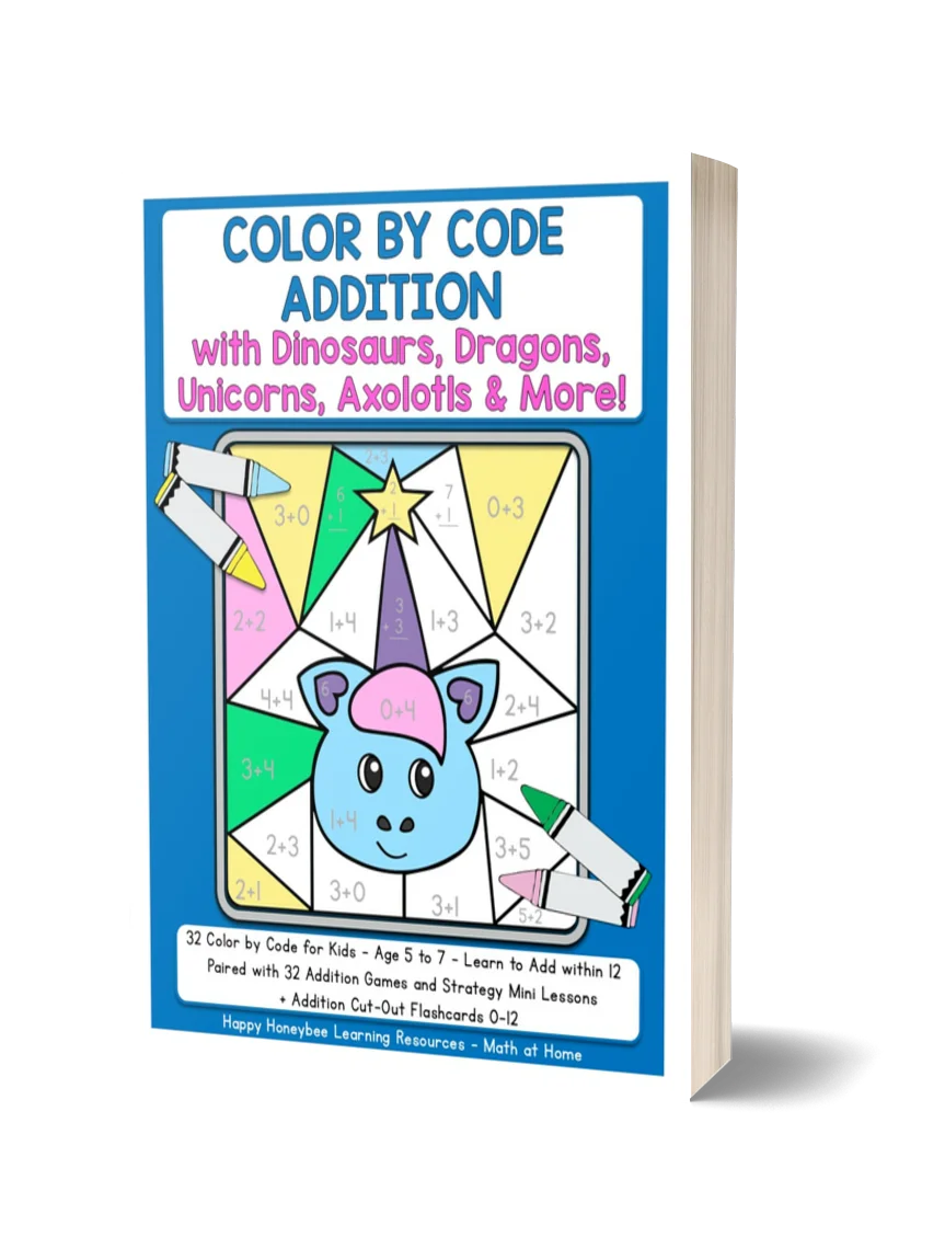 Color by Code Addition Workbook (Instant Download) product image (1)