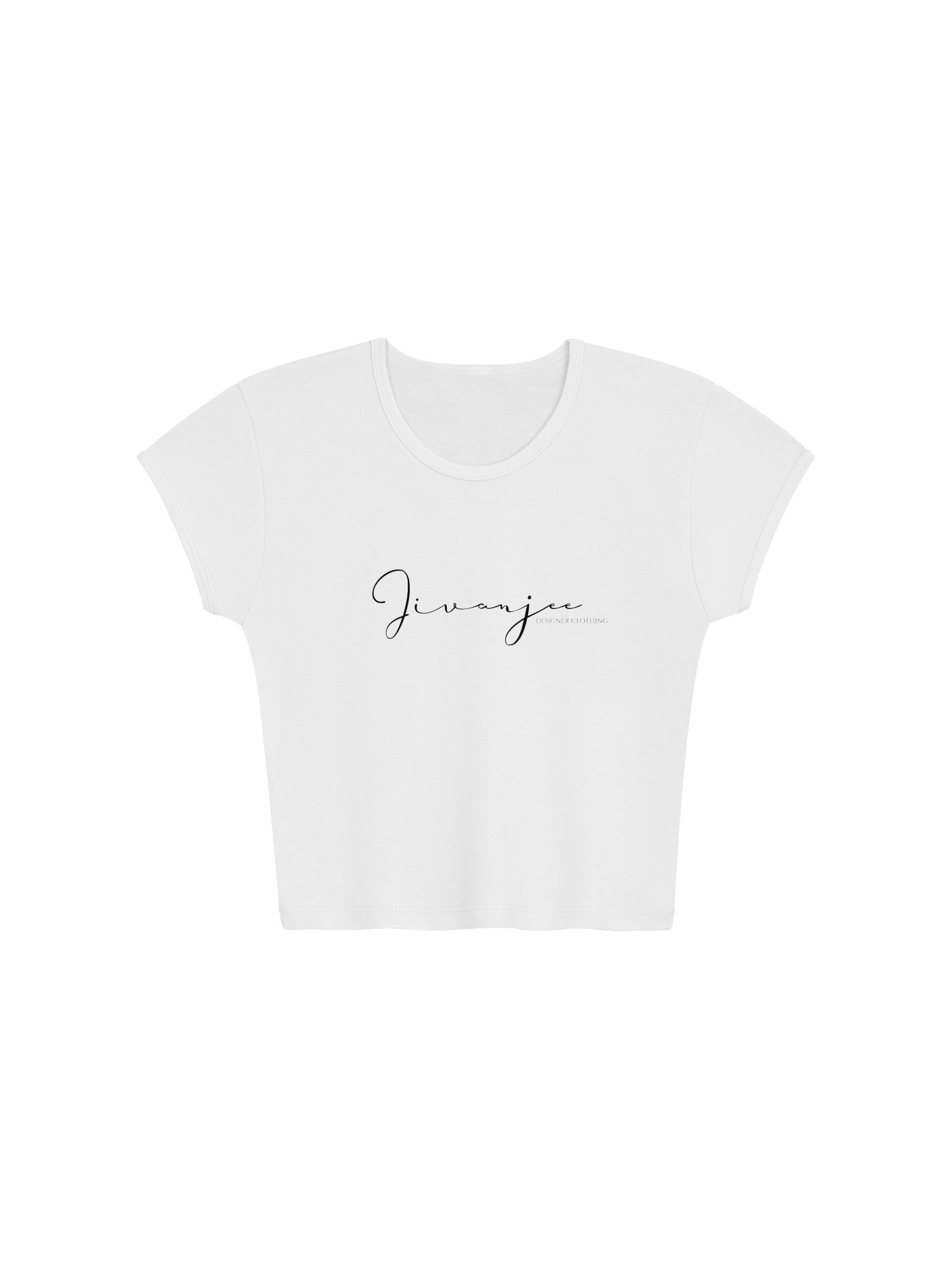 Jivanjee Designer - SIgnature logo crop tee product image (1)