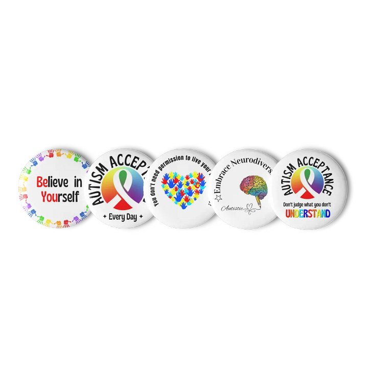 Autism Acceptance Pins product image (1)