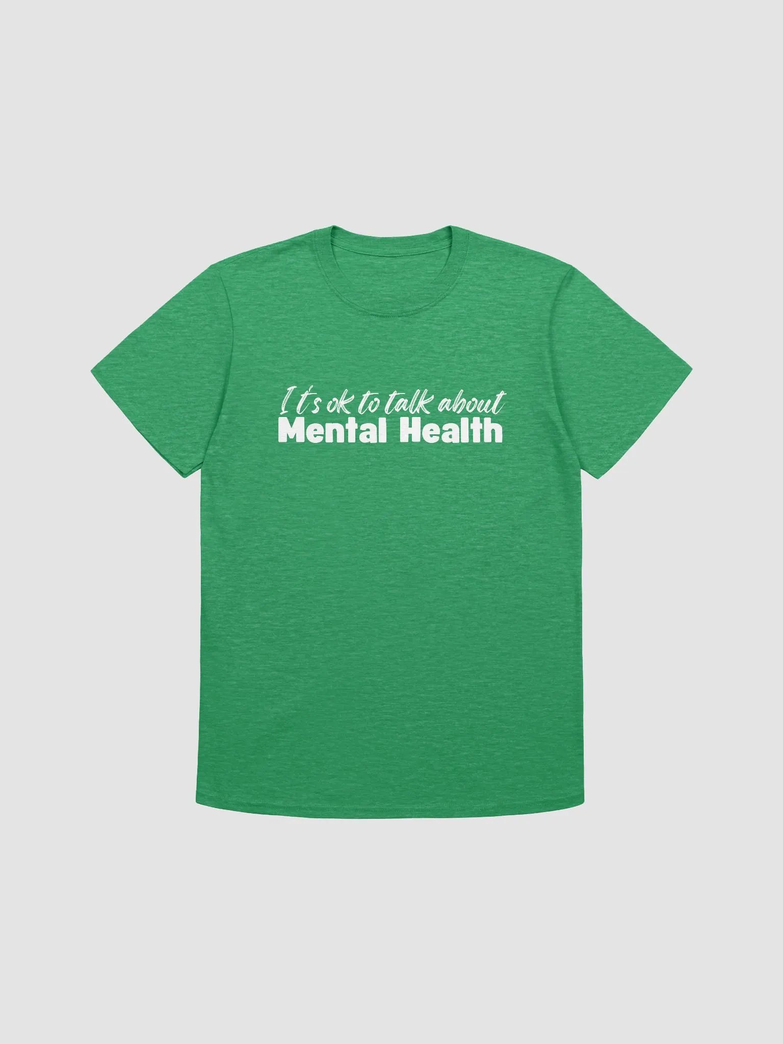It’s OK To Talk About Mental Health Script Graphic Tee product image (2)