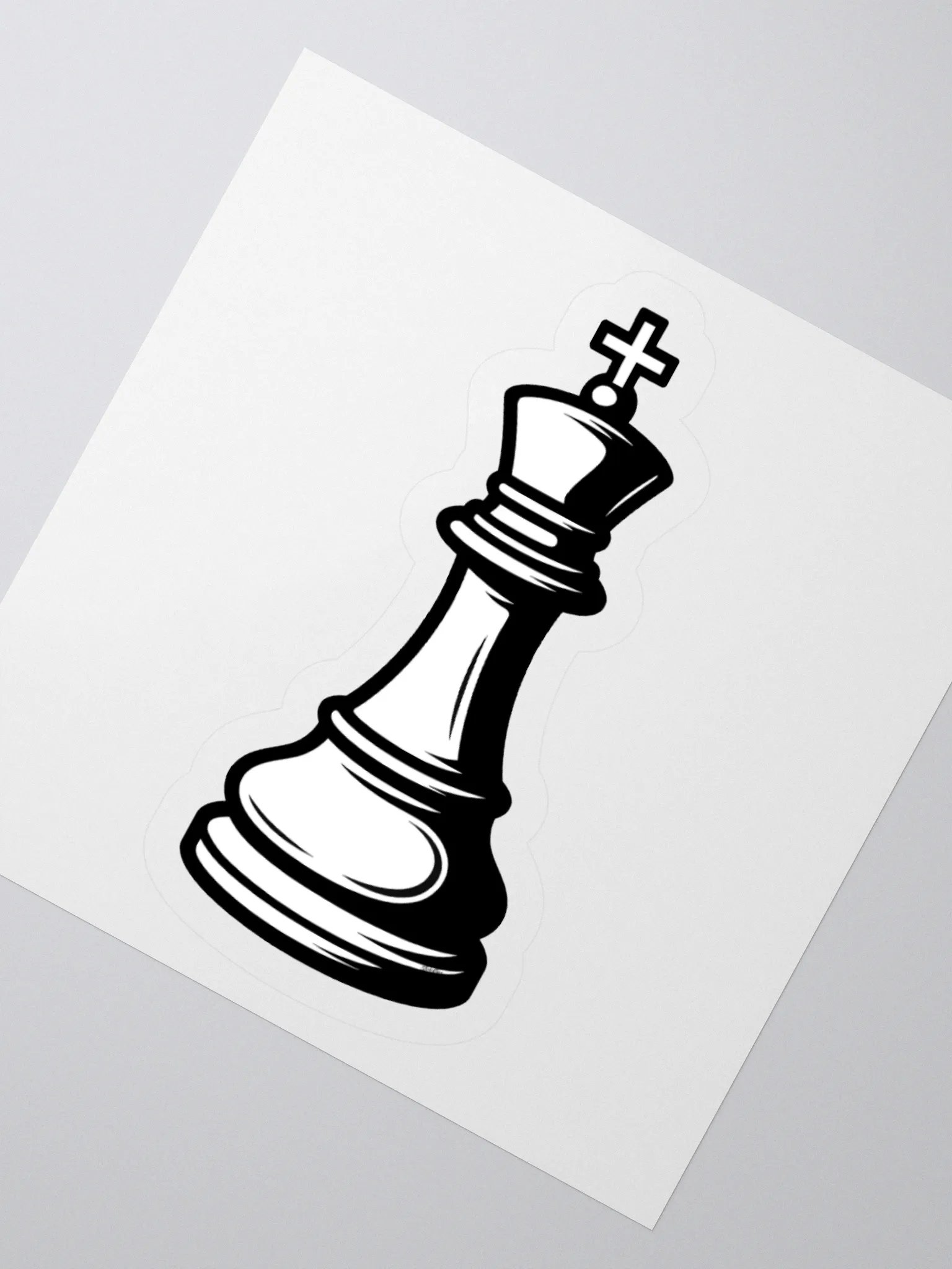 Classic Chess King Sticker product image (6)