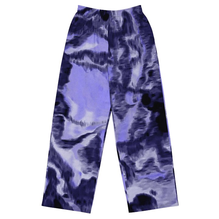 Purple Fluid Art Pants product image (1)