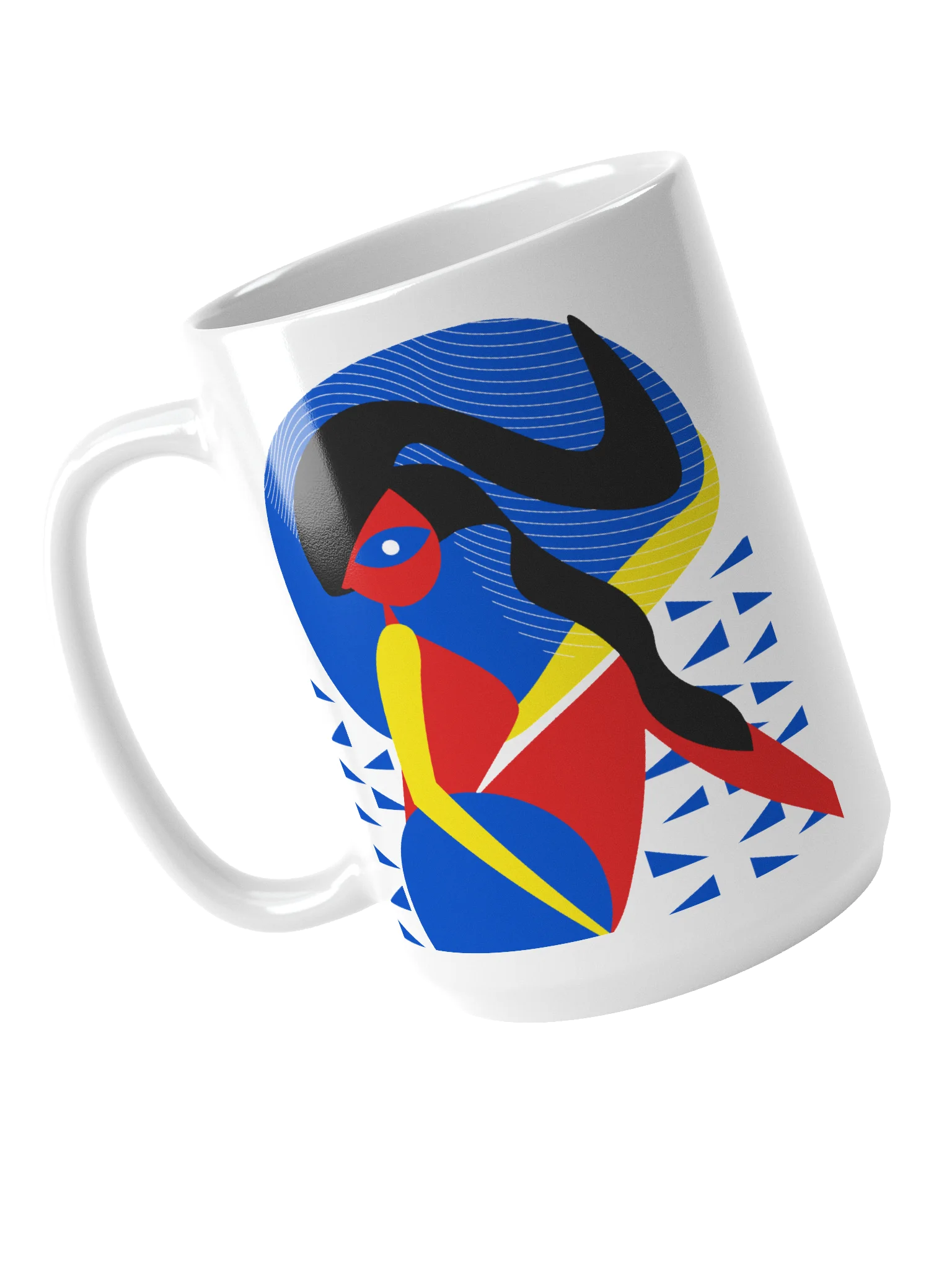 Mug: Abstract woman bathing in water product image (4)