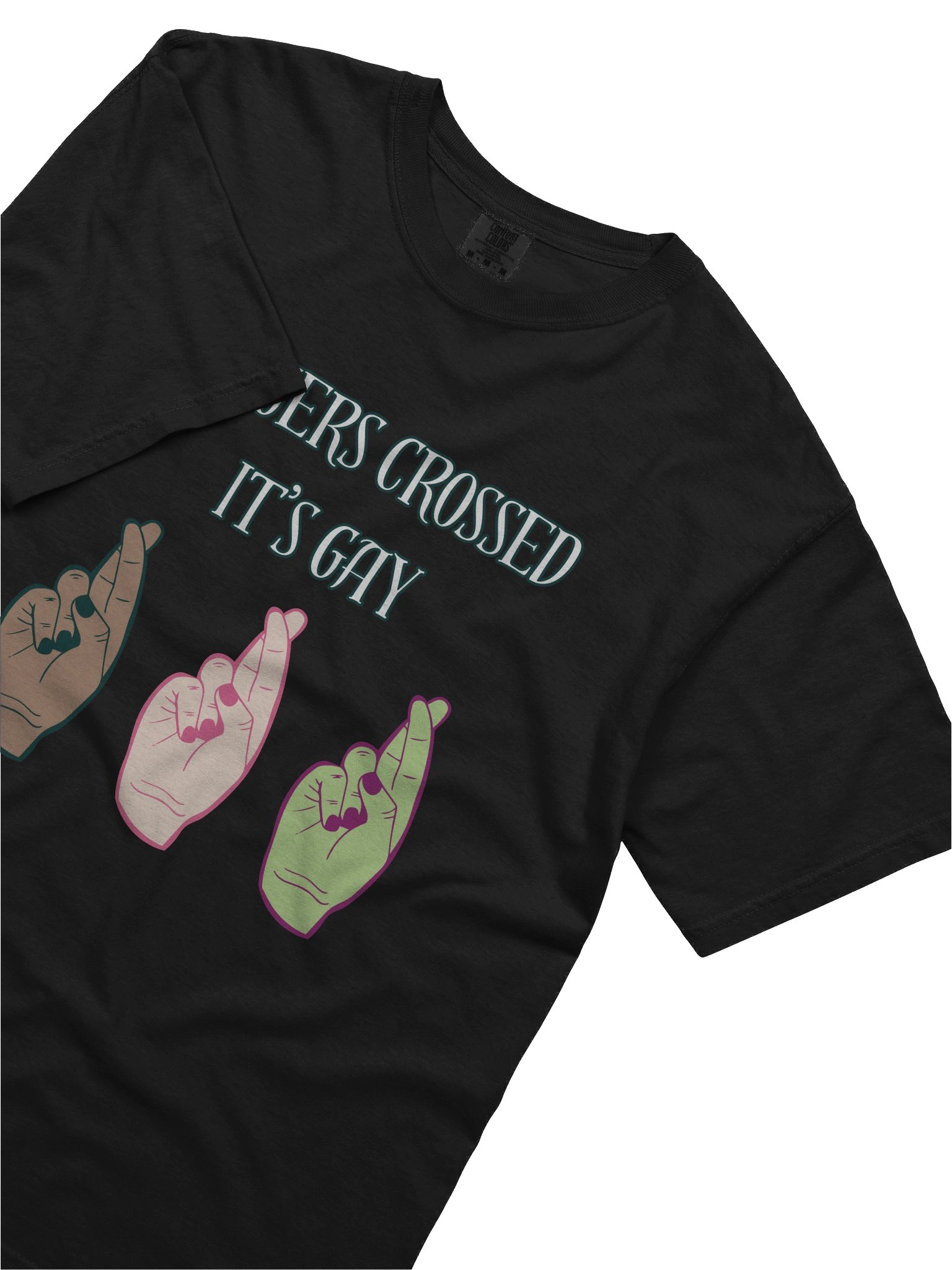 Fingers Crossed Heavy Shirt product image (23)