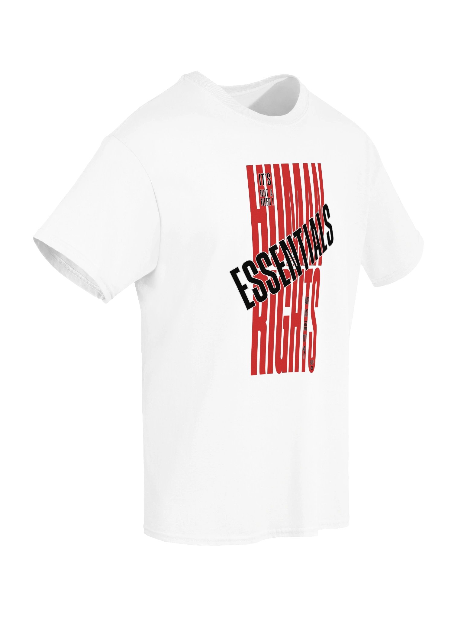 EQALL® Essentials Human Rights Matter Unisex T-Shirt_Red / Black product image (2)