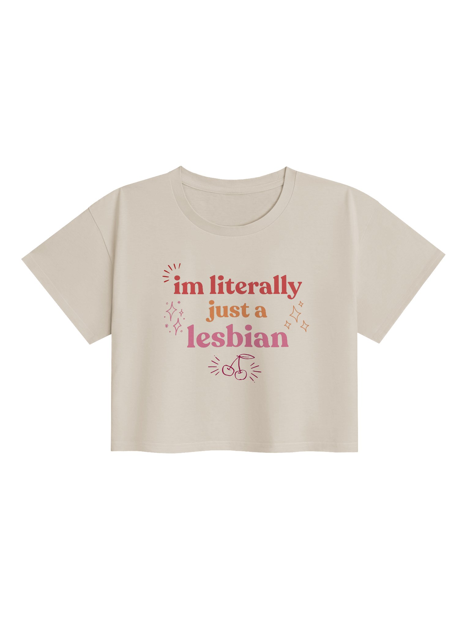 Im literally just a lesbian - Crop Top product image (1)