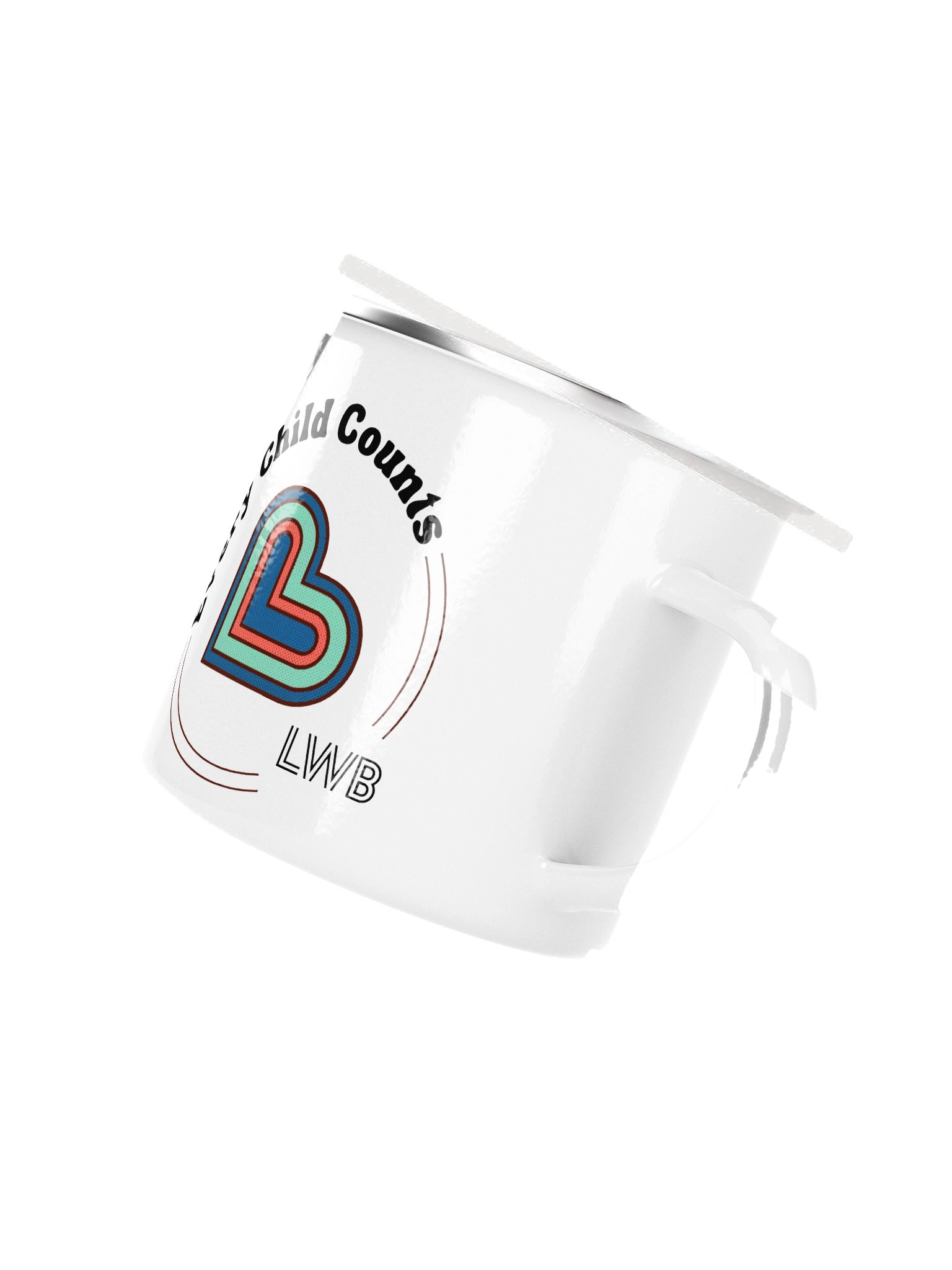 Retro LWB Enamel Mug product image (3)