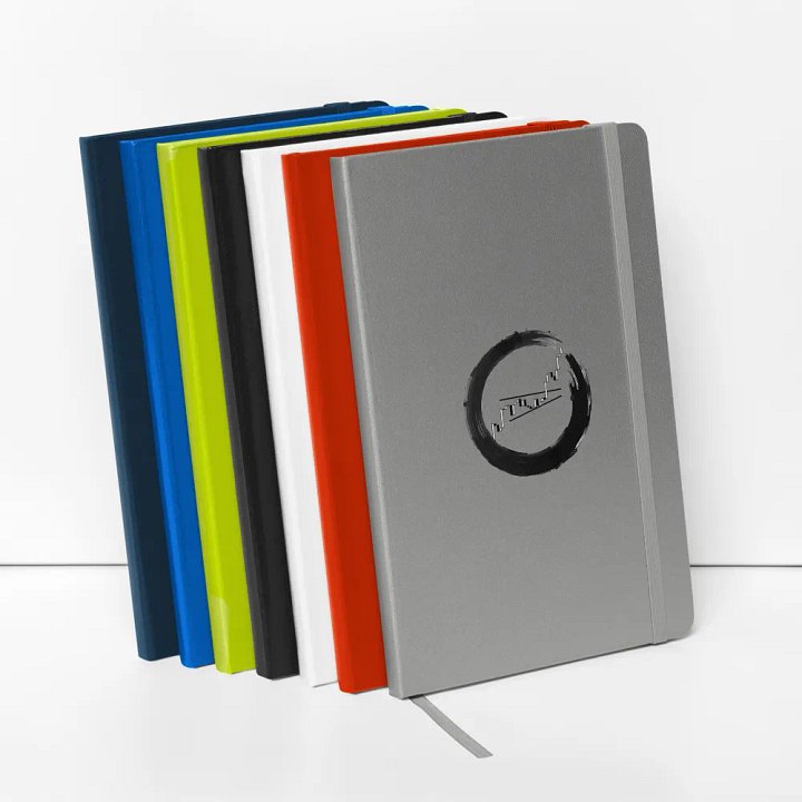 Hardcover Bound Notepad (White) product image (2)