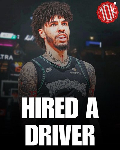 According to his brother Lonzo, LaMelo Ball has hired a personal driver 👏👏👏

#minnesotatimberwolves #nba #lameloball