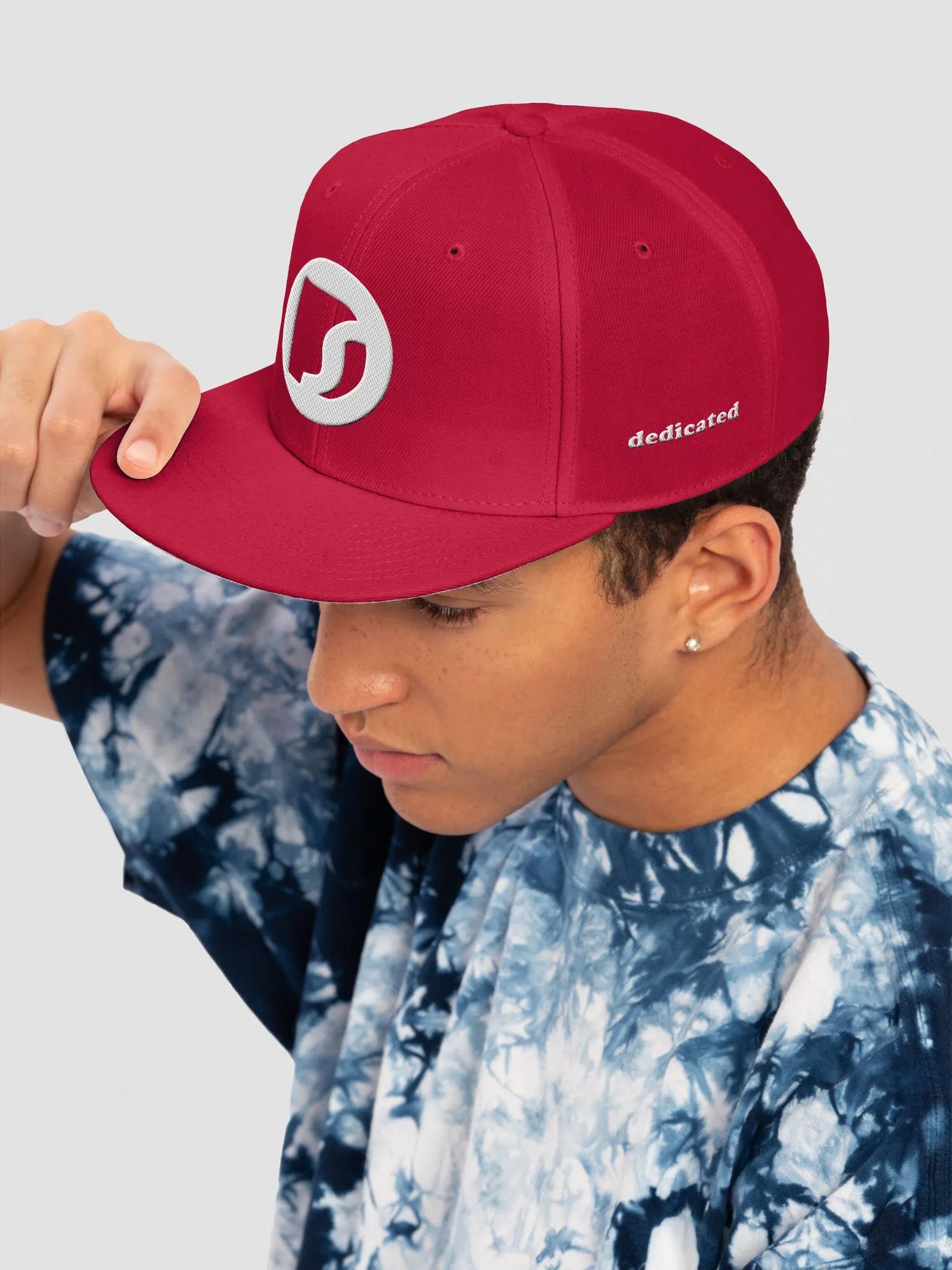 Dedicated Snapback White/Red product image (7)