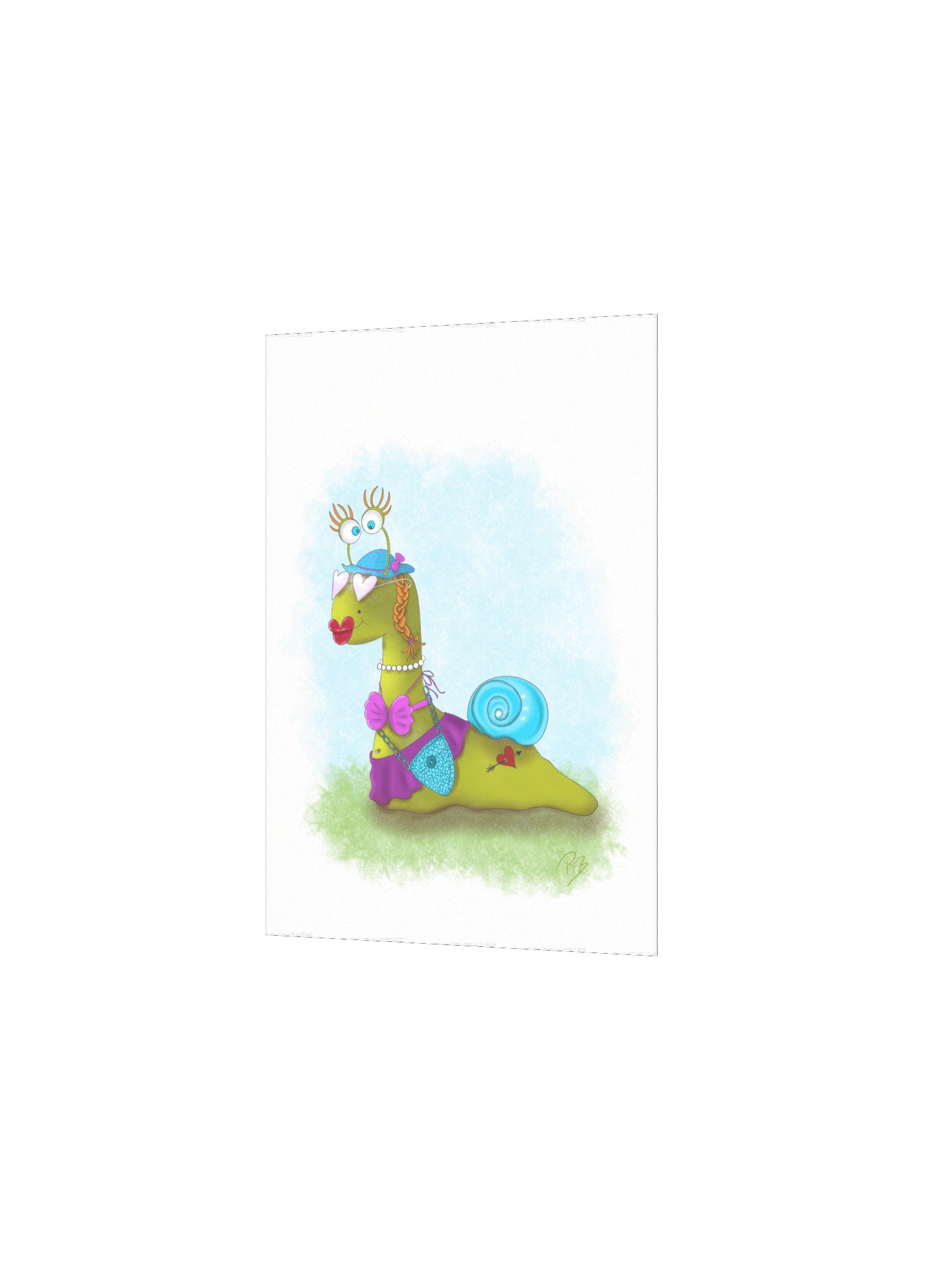 Glam Snail Diva Poster - Snailberta product image (2)