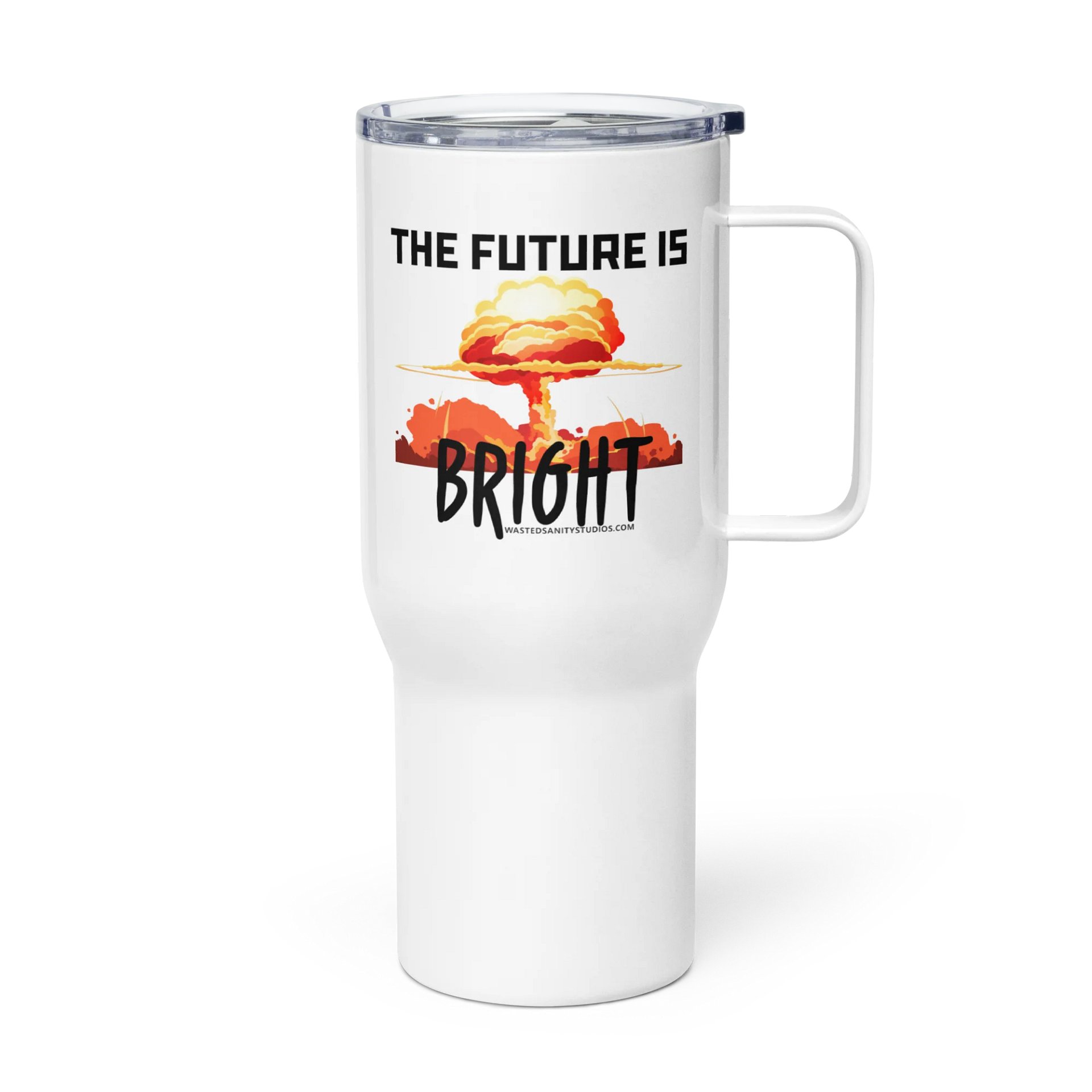 Future Is Bright Travel Mug product image (4)