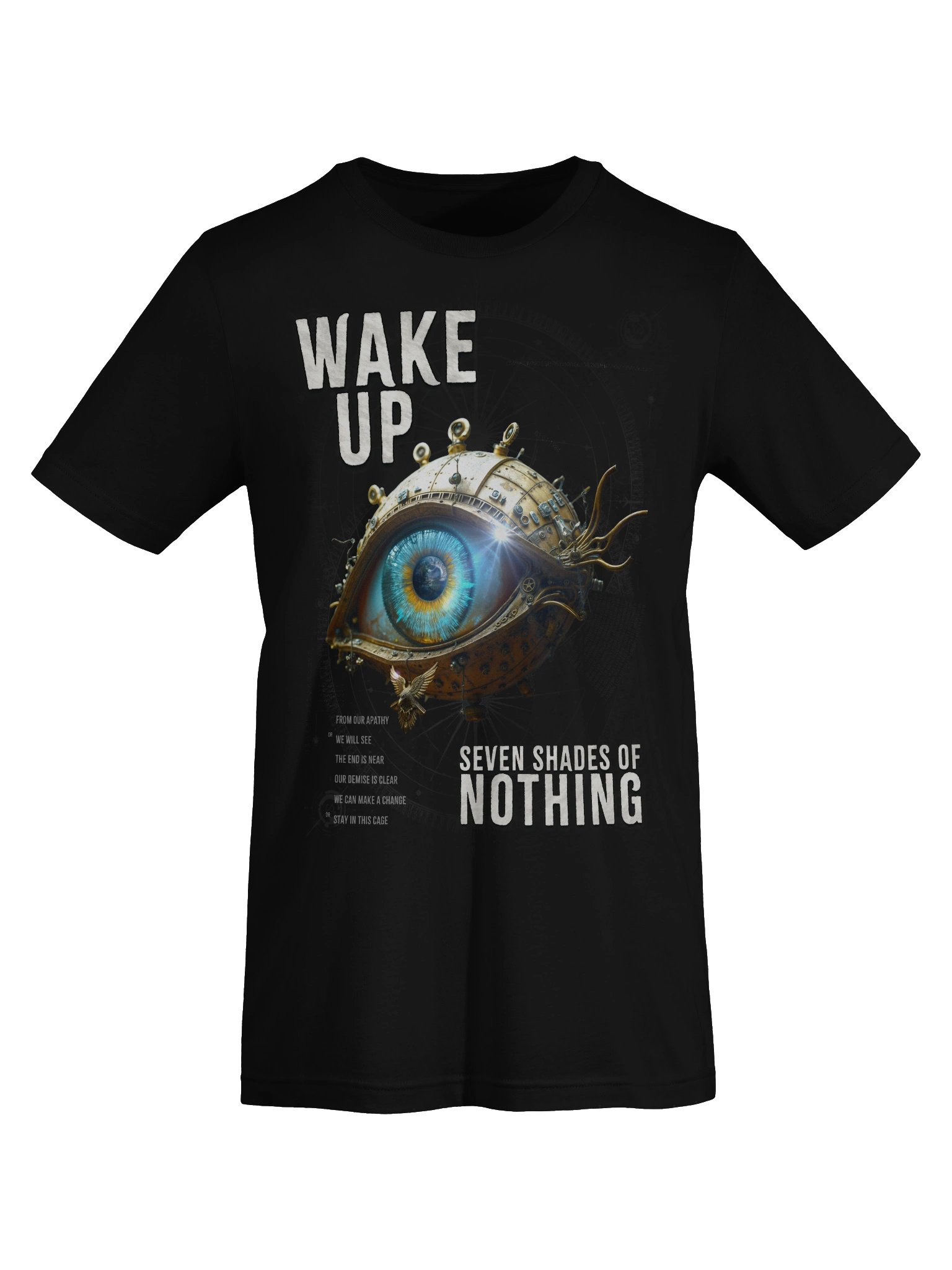 Wake Up Mechanical Eye Tee | Seven Shades of Nothing | Bella+Canvas Supersoft T-Shirt product image (7)