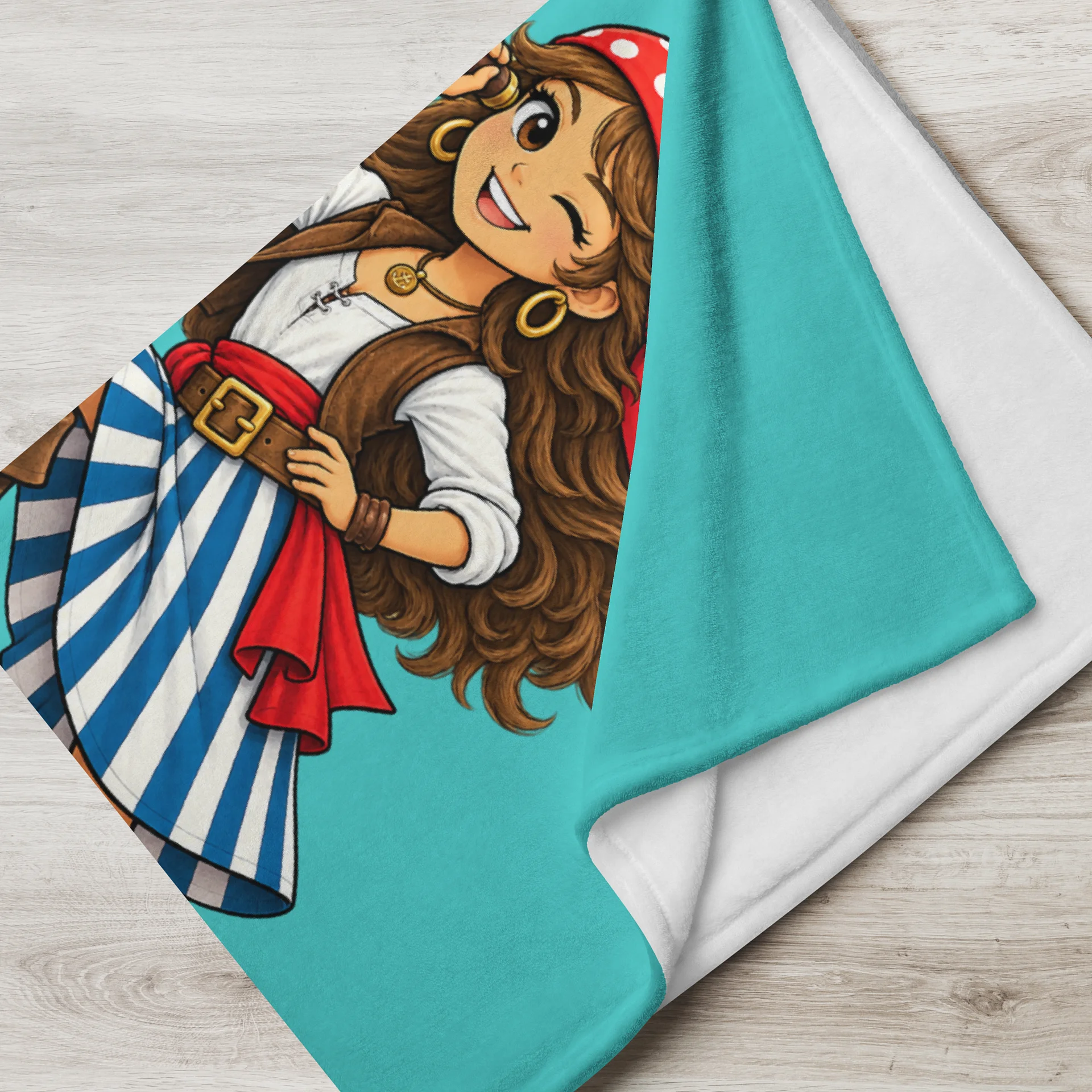 Pearl - Throw Blanket - Dark Teal product image (2)