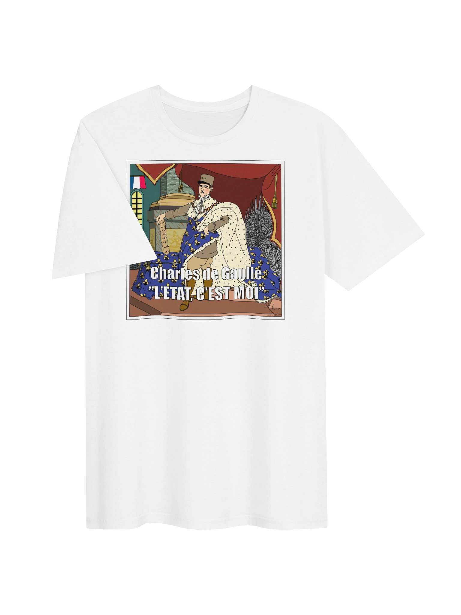 L'etat c'est moi - Charles De Gaulle (Herr T-shirt) product image (3)