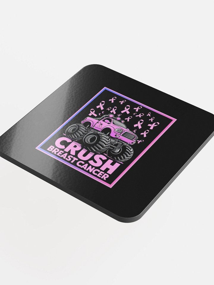 "CRUSH BREAST CANCER" Coaster product image (2)