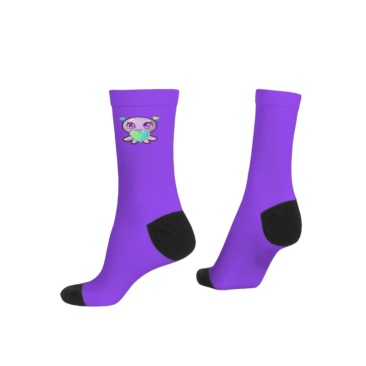 Inky Love Crew Socks product image (9)