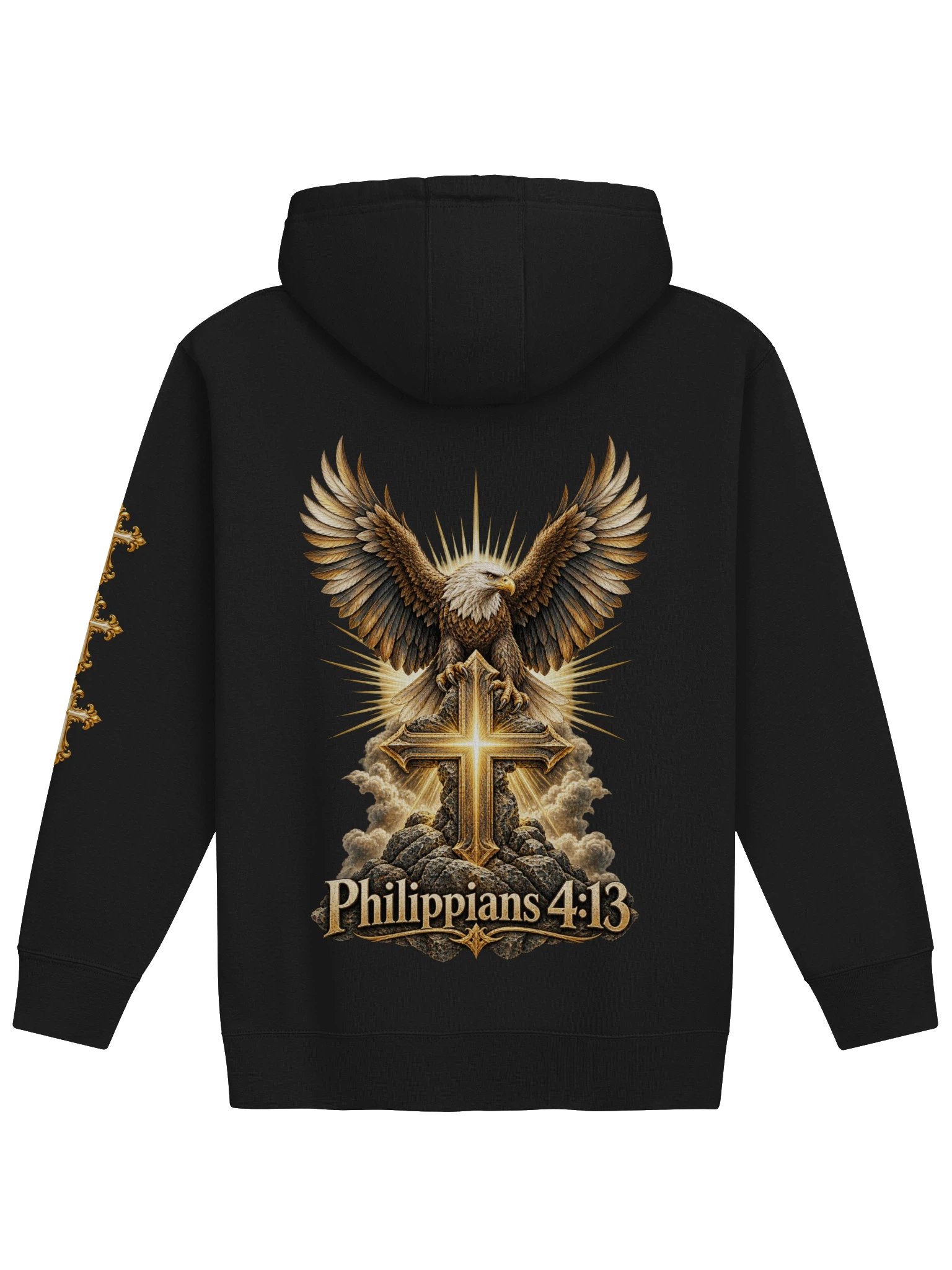 Strength Eagle Hoodie — Philippians 4:13 product image (1)