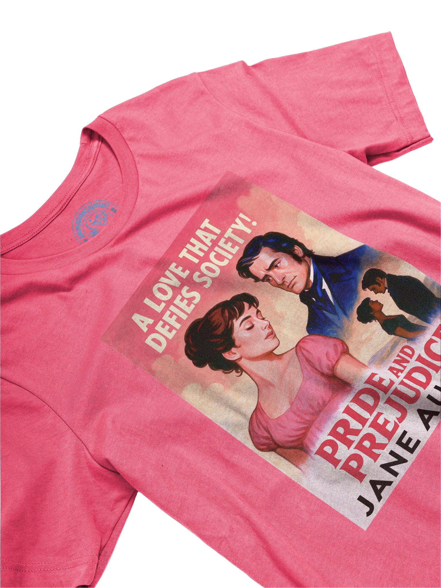 "Pride and Prejudice" 1950's Faux Retro Film Poster Jane Austen Concert Tee Fit Unisex T-Shirt product image (27)
