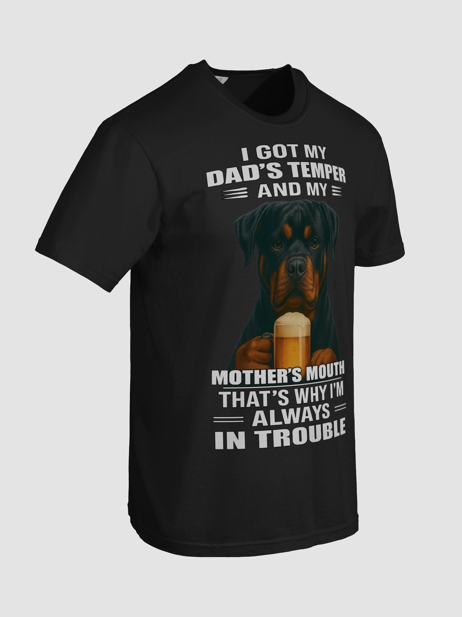 Troublemaker Rottweiler Tee product image (8)