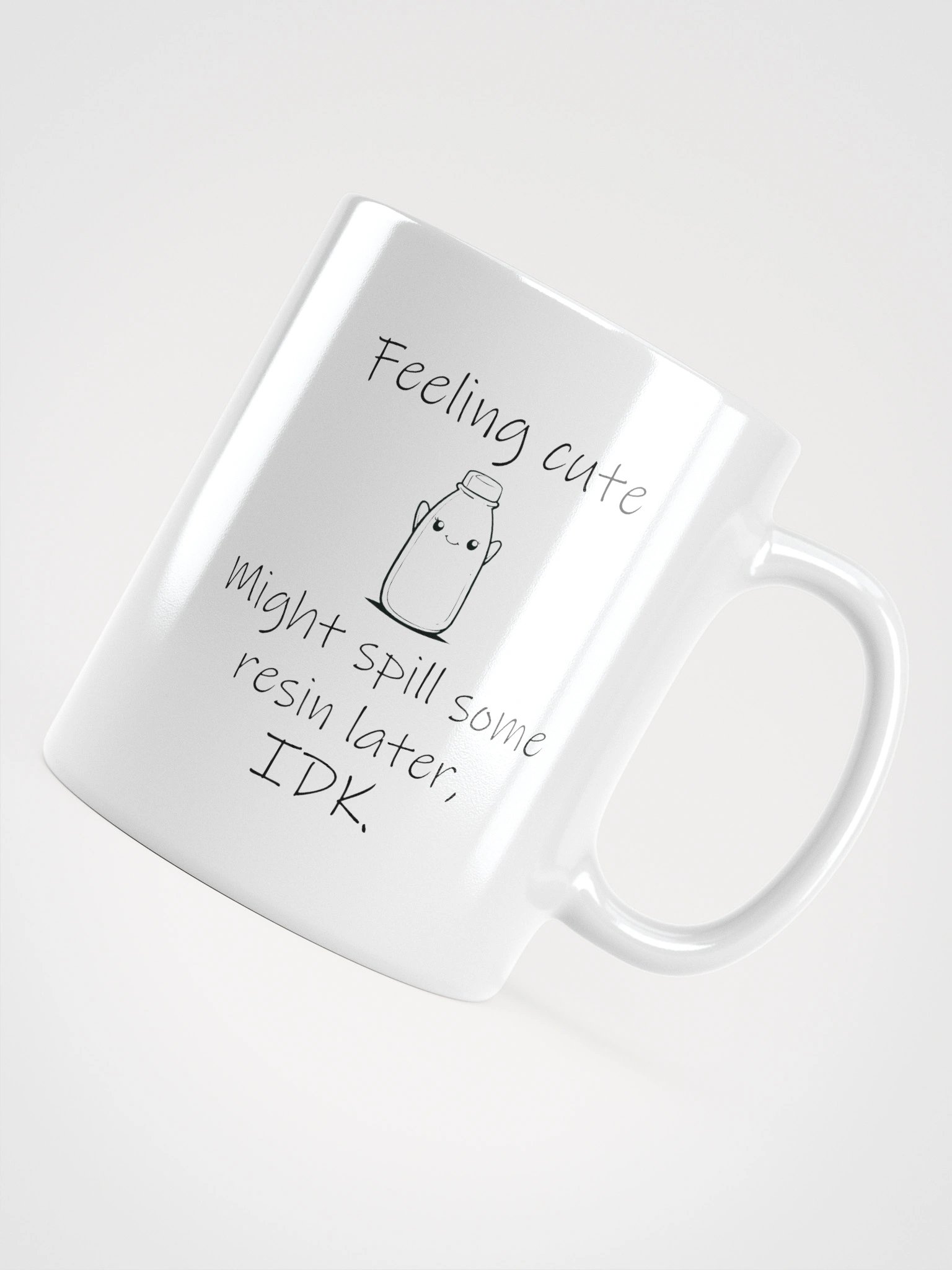 Feeling Cute - White Ceramic Mug product image (8)