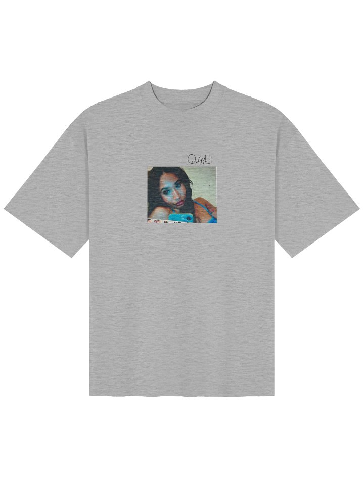 QWHYET BADDIE Oversized Tee (BLACK LOGO) product image (1)