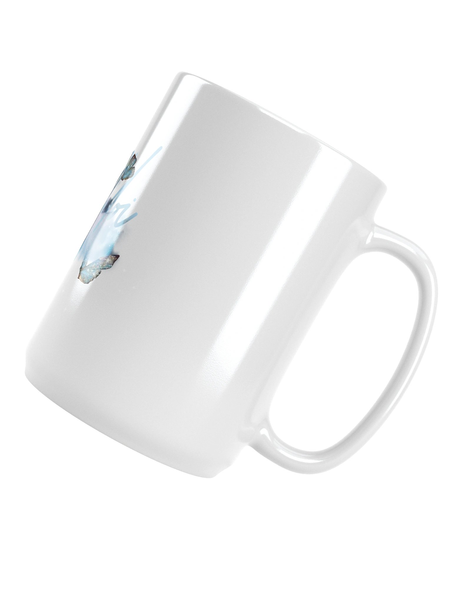 Light Blue~Butterfly Face Mug product image (4)