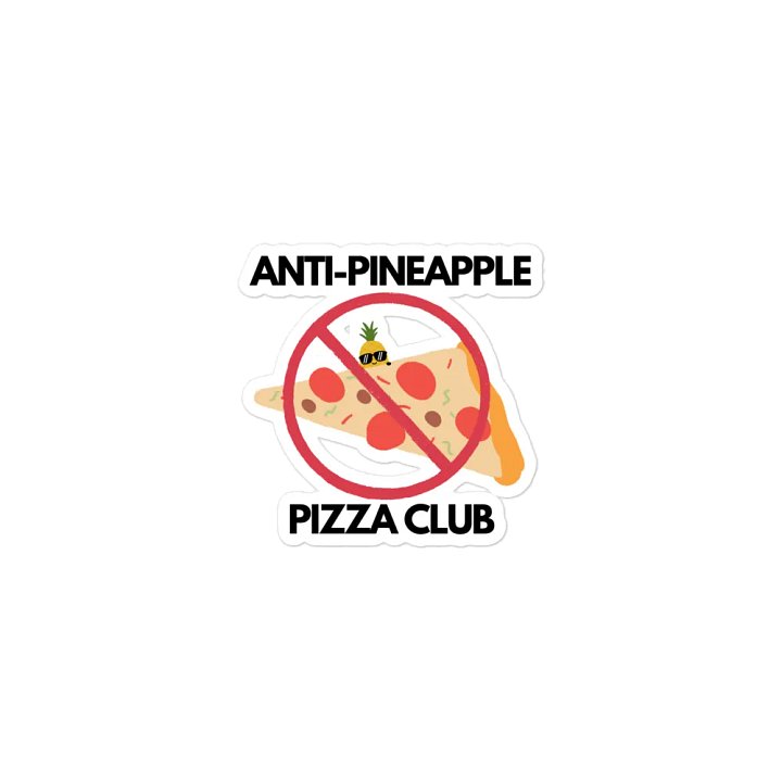 Anti-Pineapple Pizza Magnet product image (1)