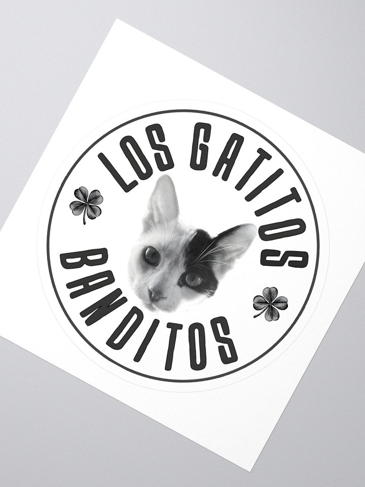Los Gatitos Banditos Lucky Logo Sticker 2026 product image (2)