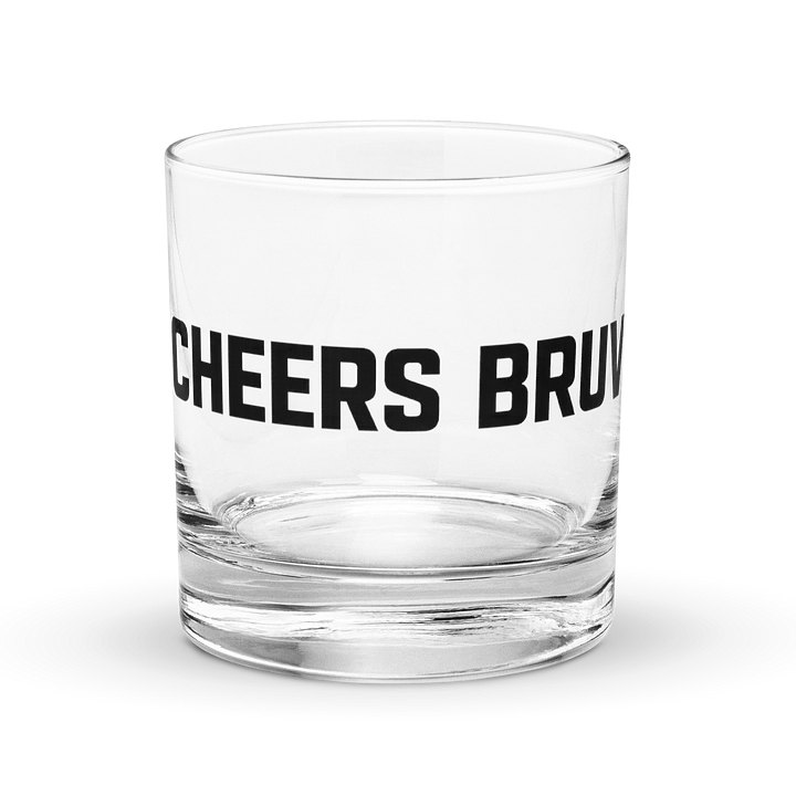 Cheers Bruv Rocks Glass product image (1)