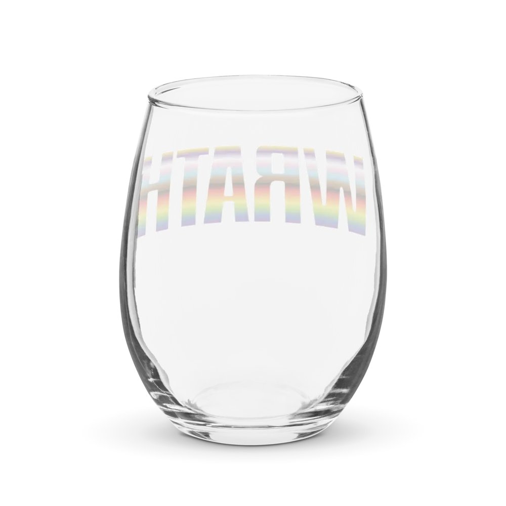 Pride 2023 striped wine glass product image (6)
