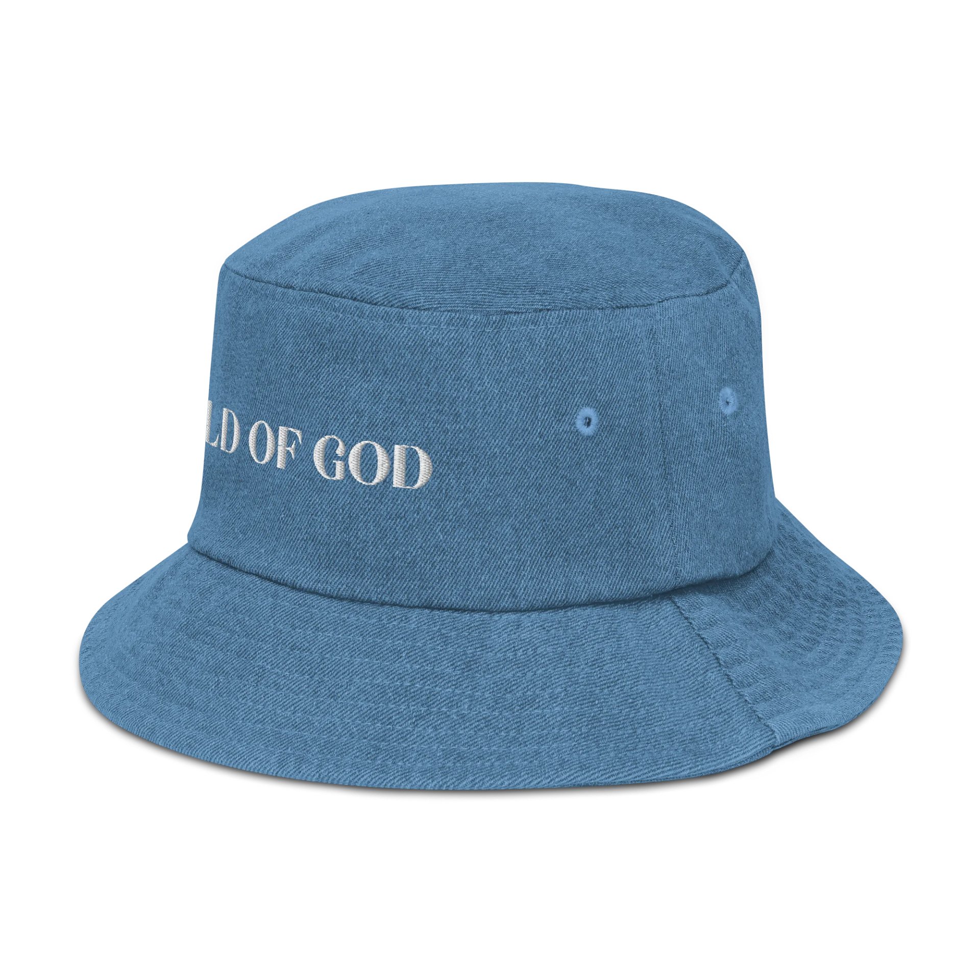 Womens CHILD OF GOD Denim Hat Embroidered | John 1:1 Co. product image (12)