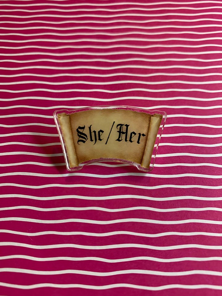 Ye Olde Pronoun Pins product image (2)