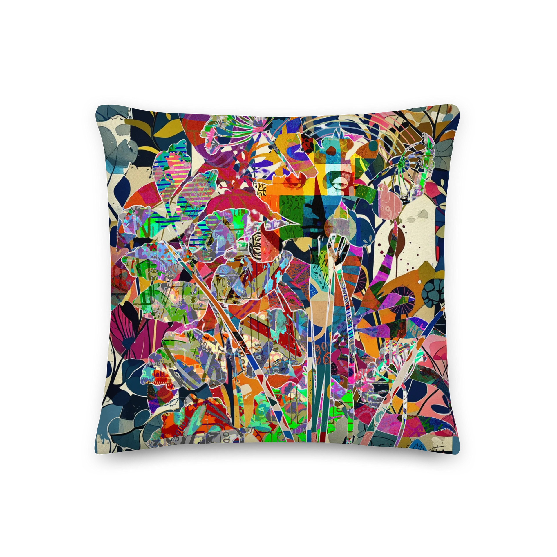 Vibrant Collage All-Over Pillow product image (8)