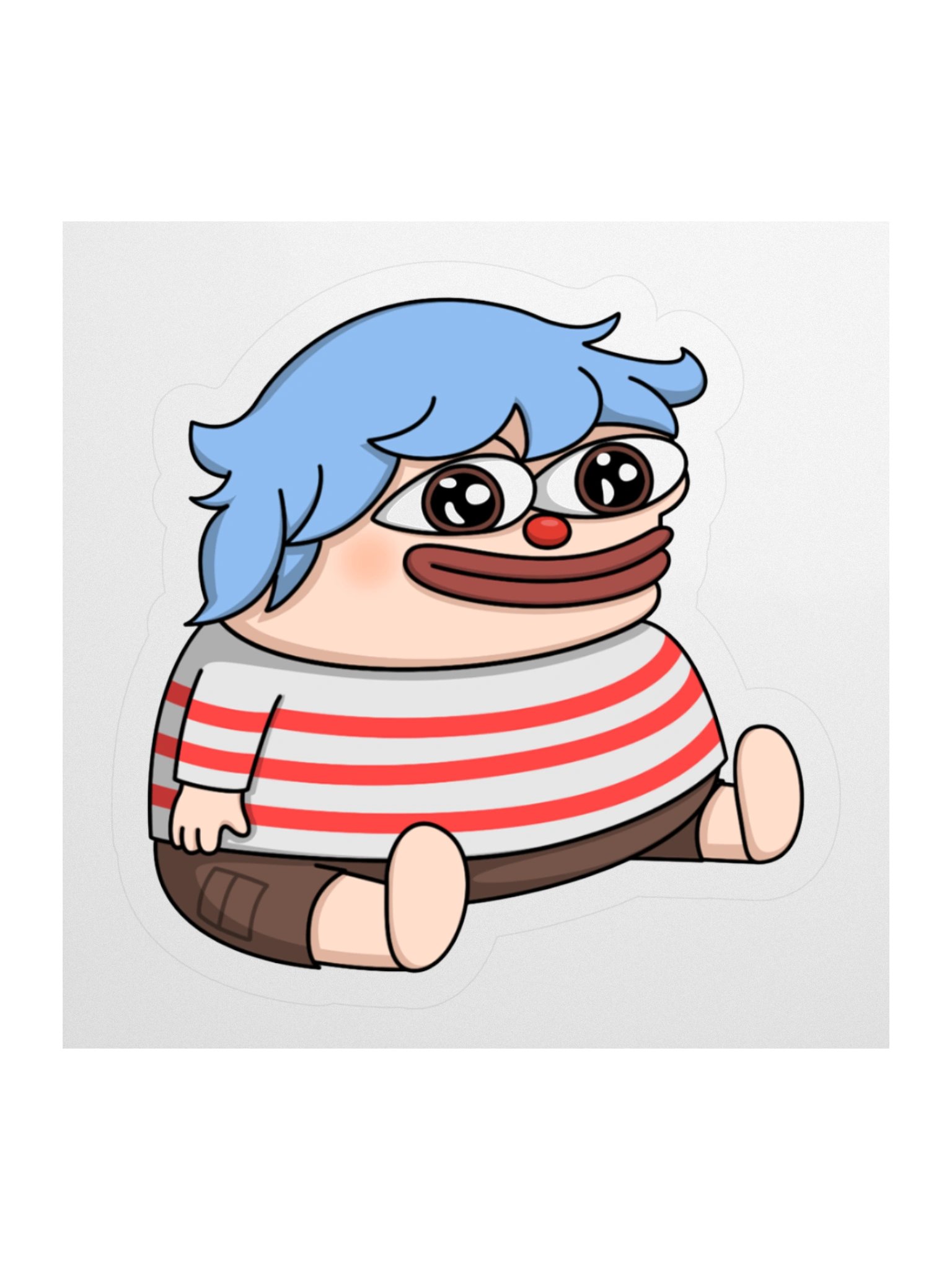 Peepo Sit Sticker product image (1)