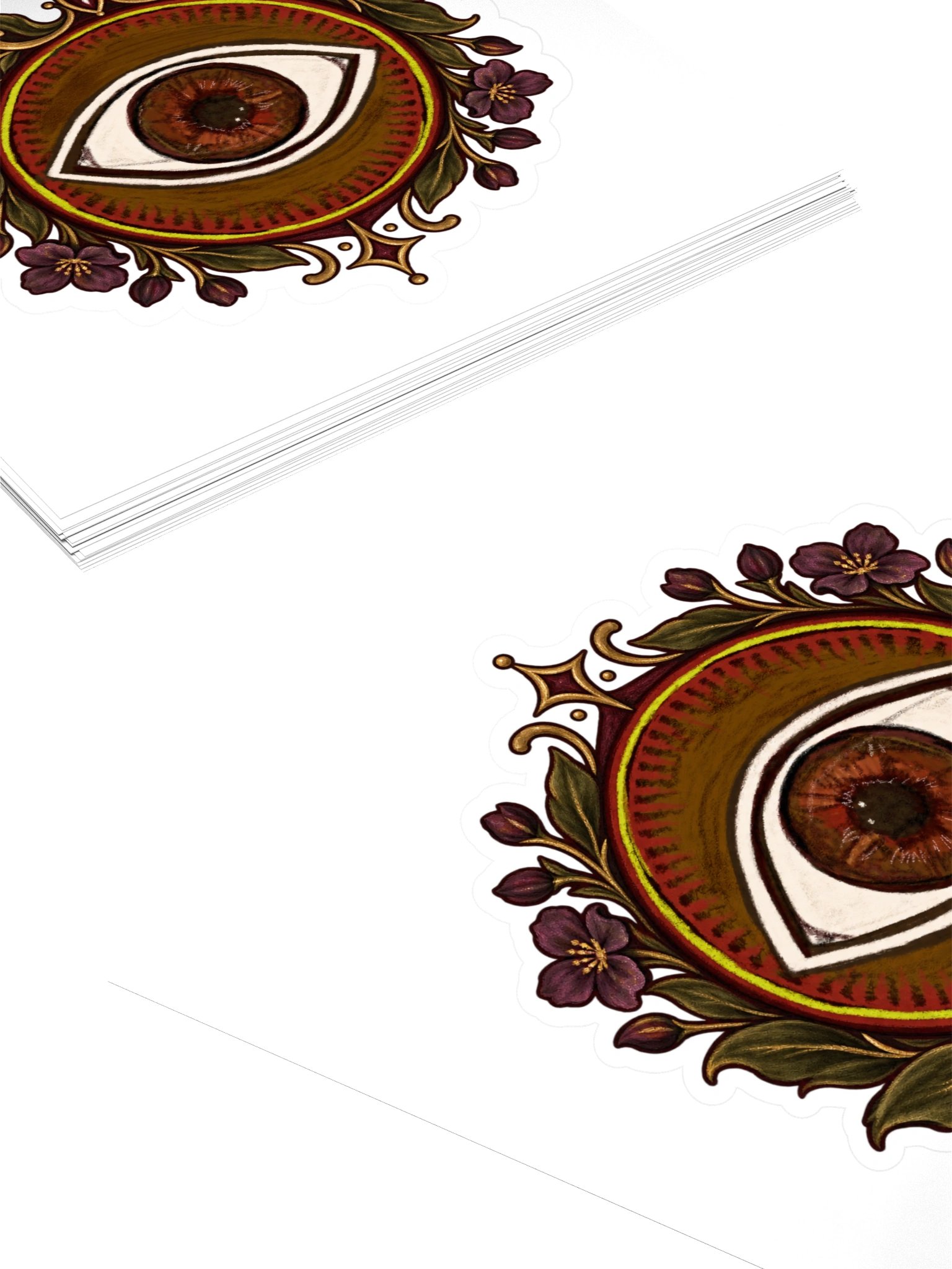Mystic Eye Ornate Emblem Kiss Cut Sticker product image (4)