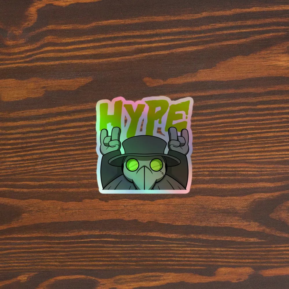 Dr. Hide Hype Holographic Sticker product image (3)