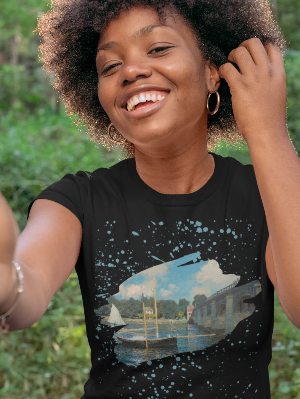 The Bridge at Argenteuil (Claude Monet) T-Shirt product image (1)