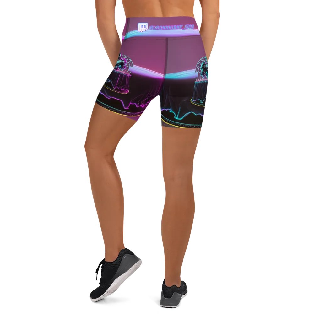 Blackknight513 All-Over Print Yoga Shorts product image (3)