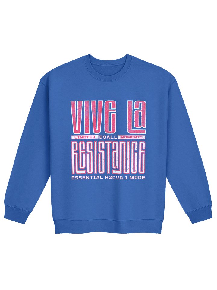 Vive la Résistance_Unisex Gildan Sweatshirt_R3CVR.i mode by EQALL® Essentials product image (1)