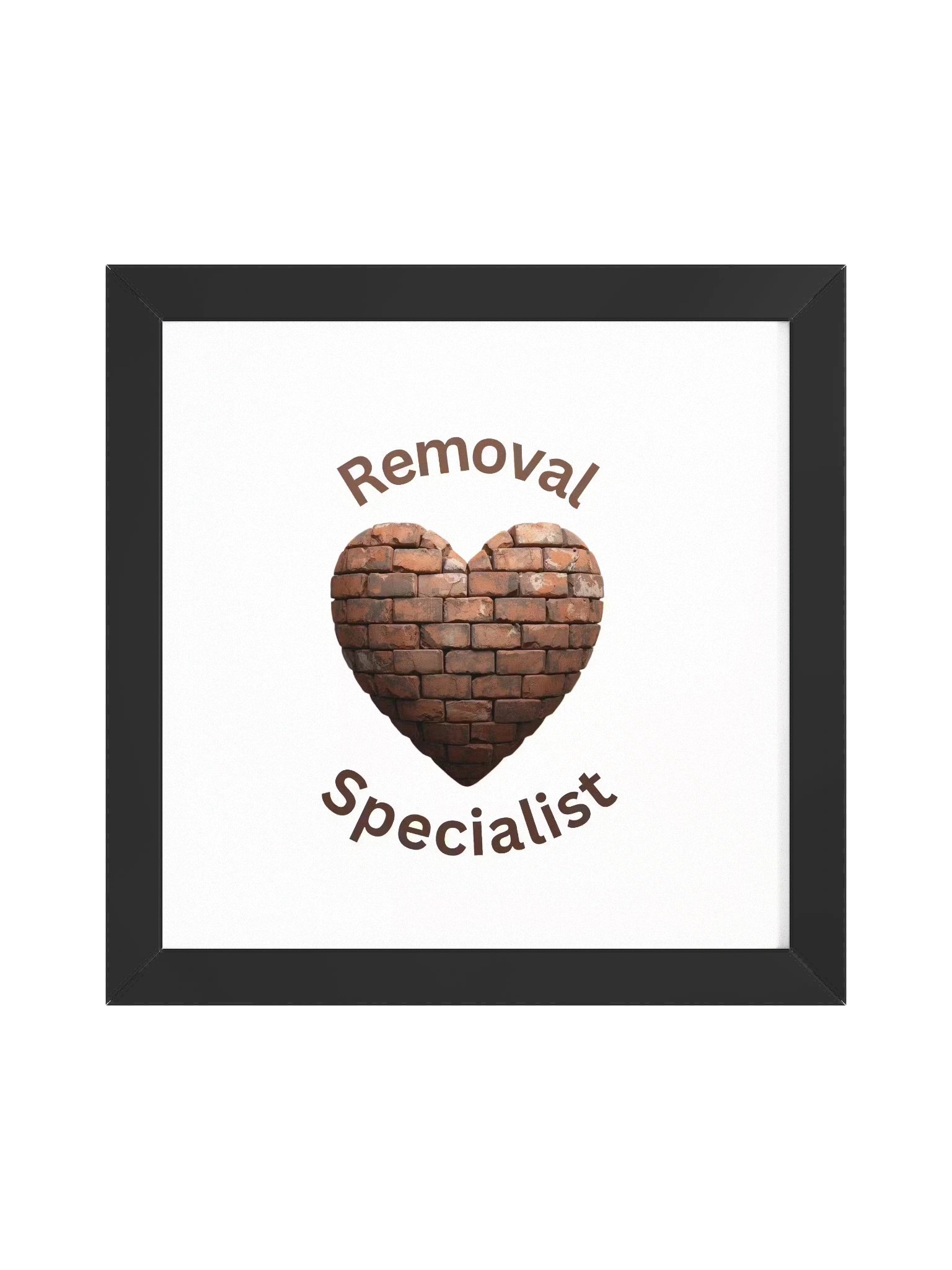 Heart Wall Removal Specialist Wall Poster Art for Home or Office product image (1)