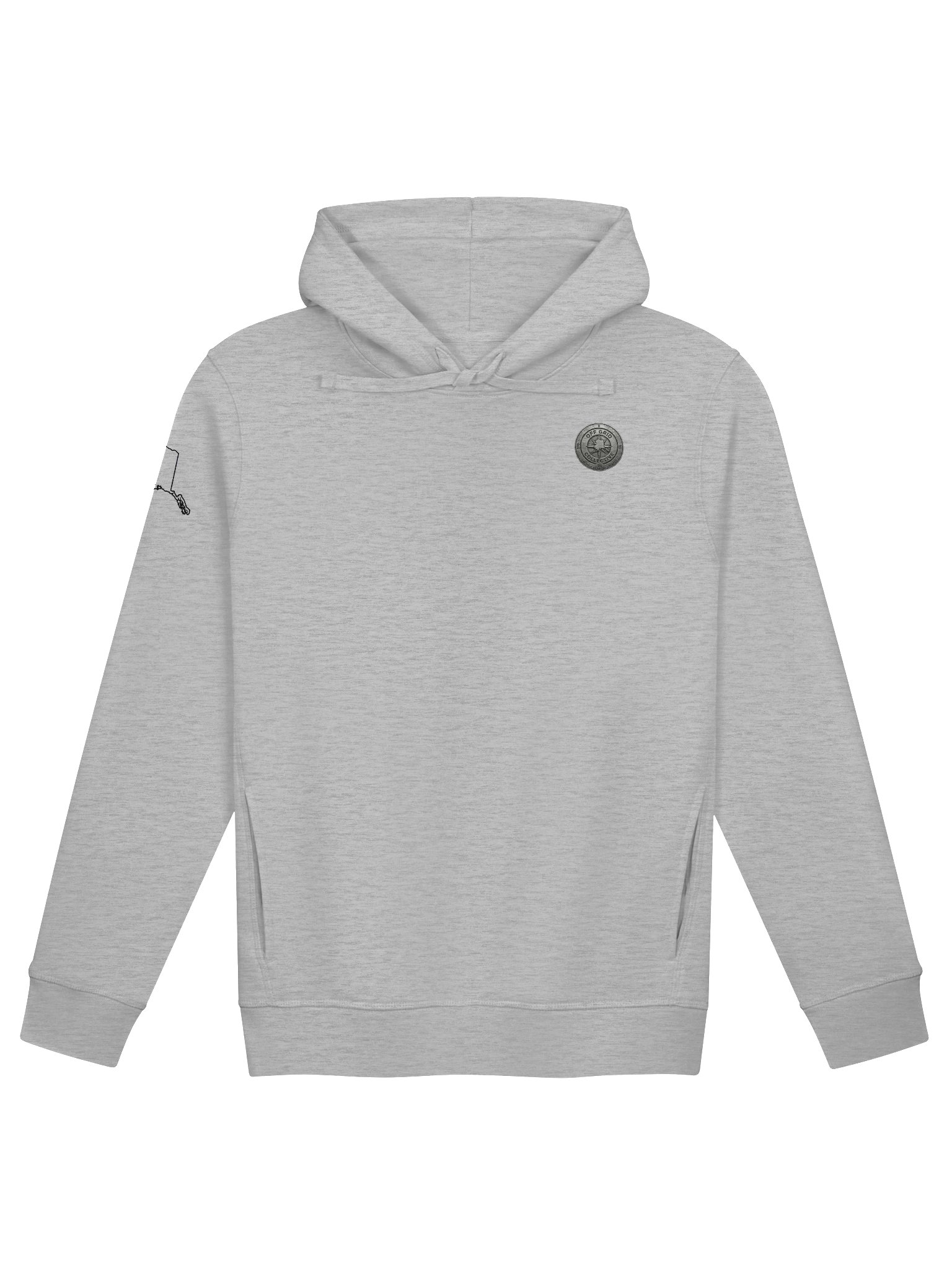 DELUXE "WHALE TAIL" SIDE POCKET HOODY product image (1)