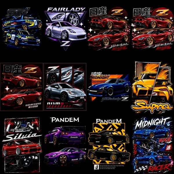 140+ JDM Designs for Dark Apparel product image (4)