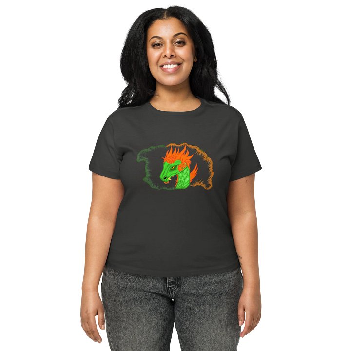 Dragon's Blaze Women's High-Waisted Tee product image (1)