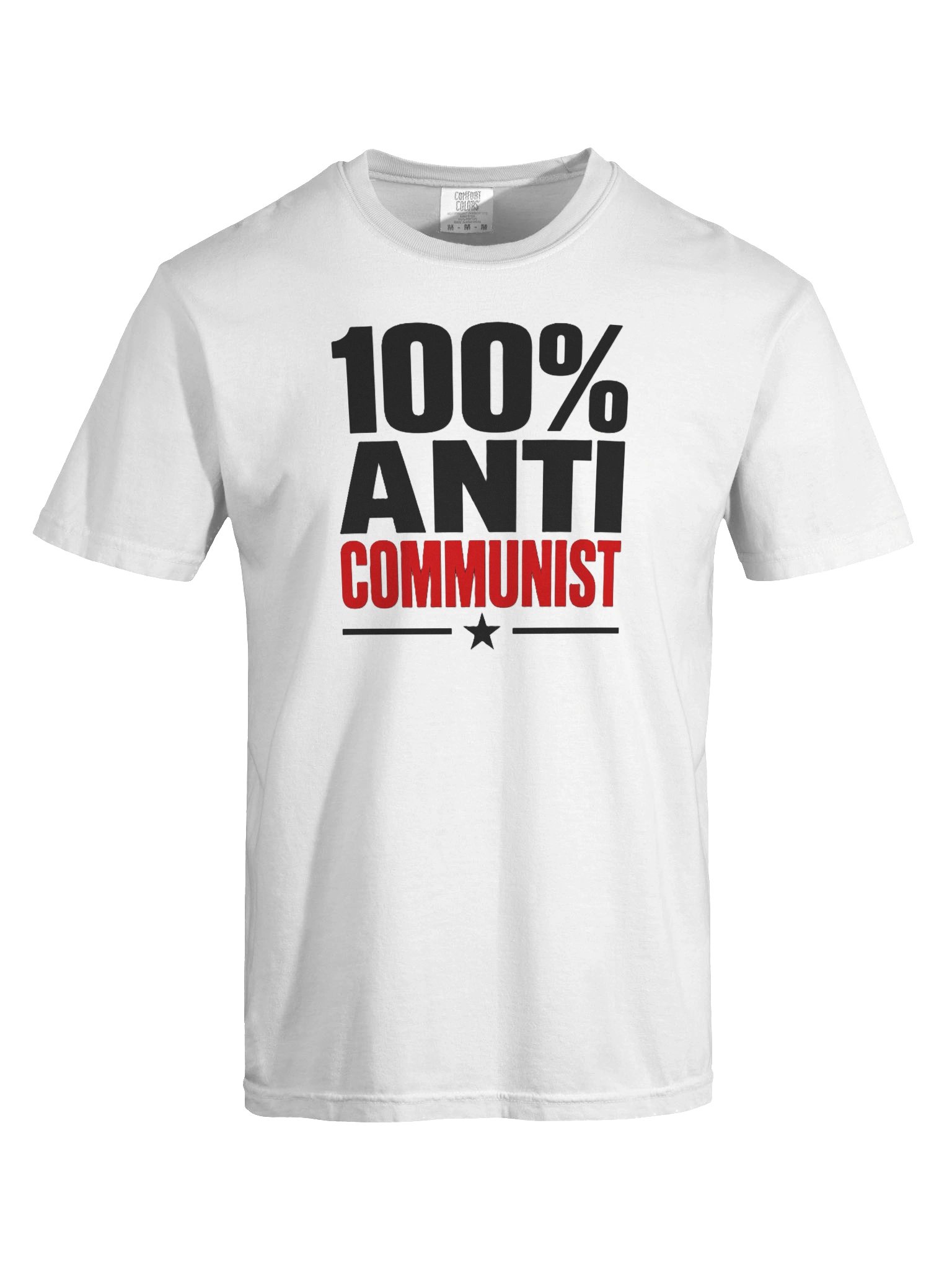 white T-shirt Anti Communist product image (5)
